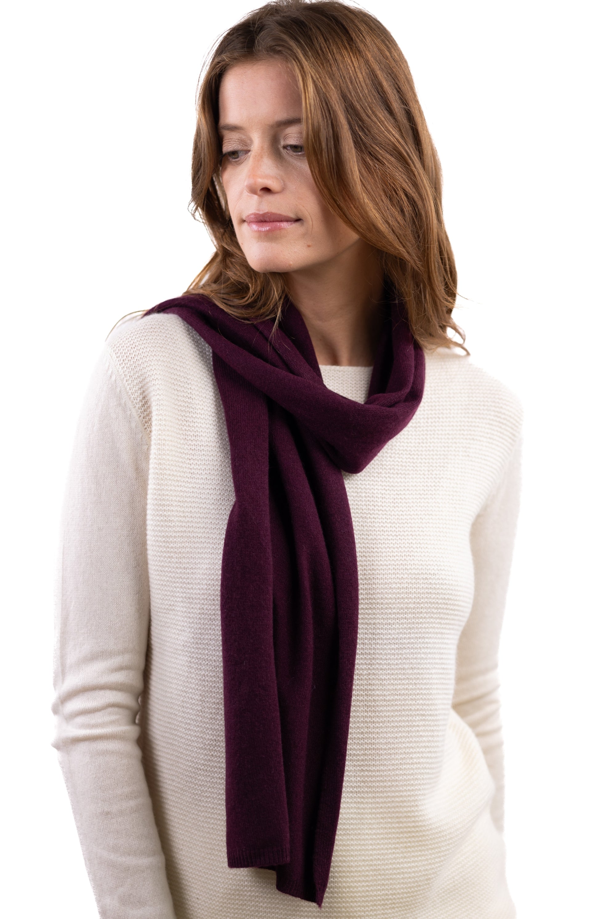 Ozone en cachemire mixte - red wine - Mahogany