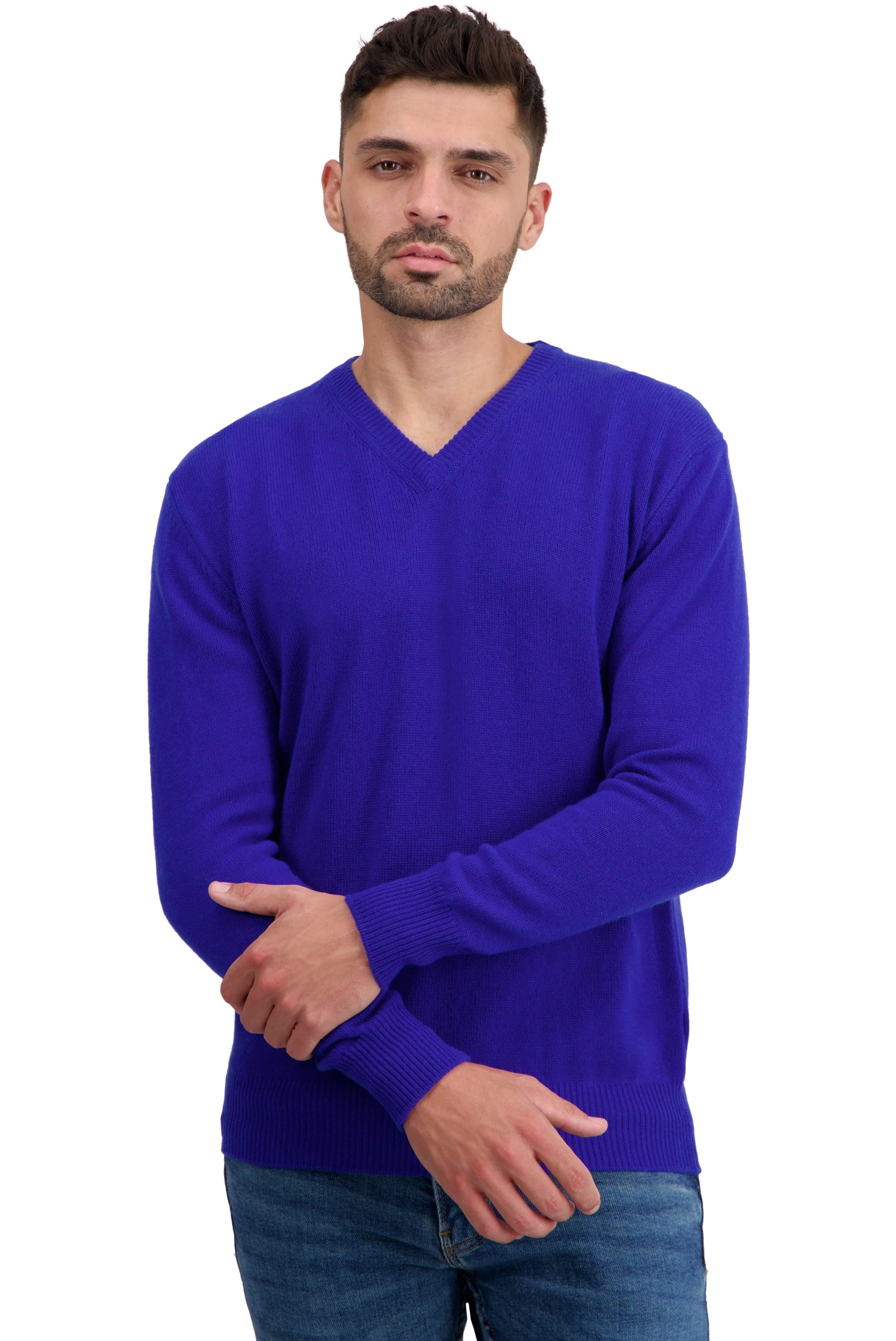 Hippolyte 4F en cachemire homme - bleu regata - Mahogany