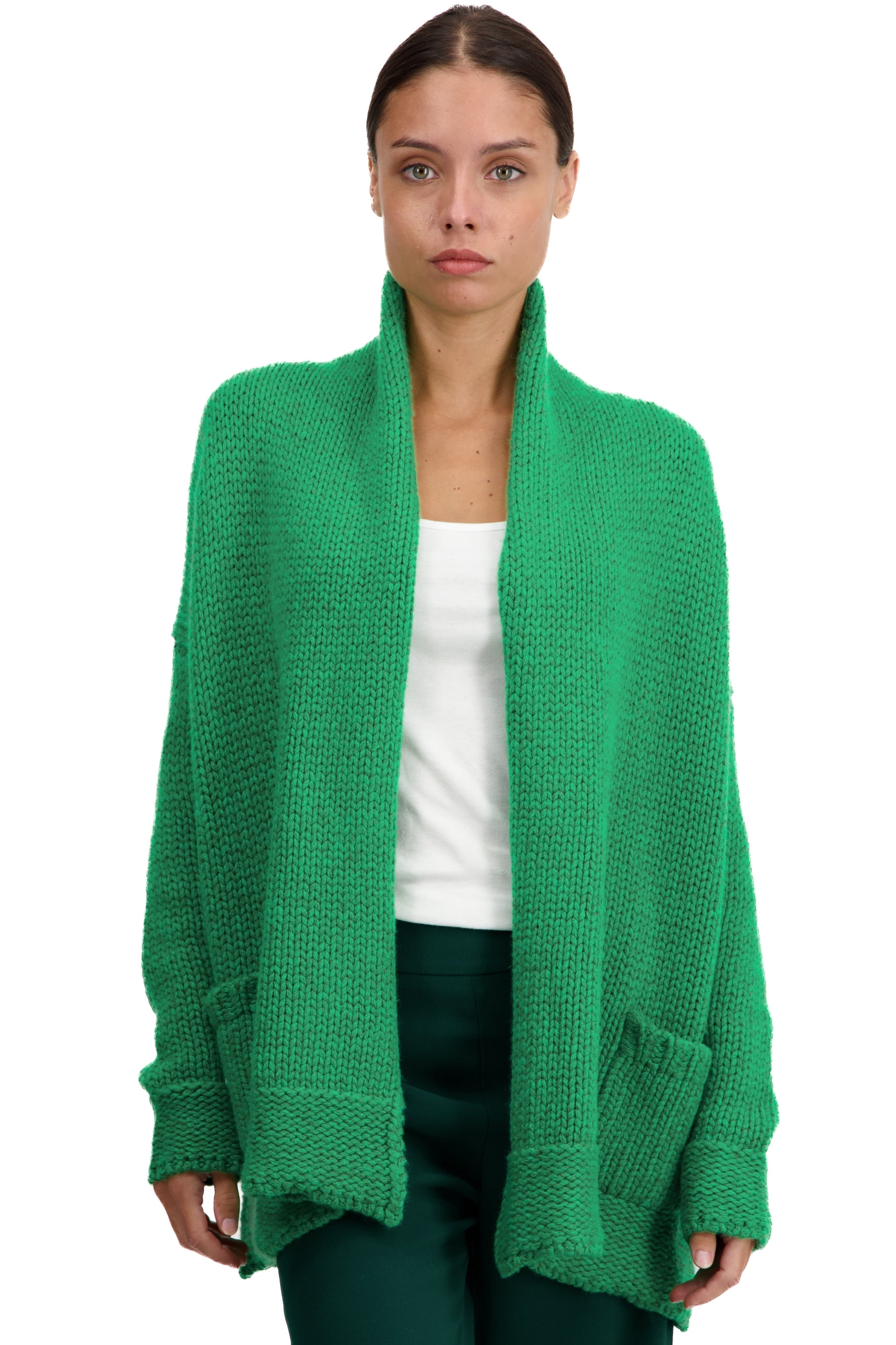 Vienne en cachemire femme - basil / new green - Mahogany