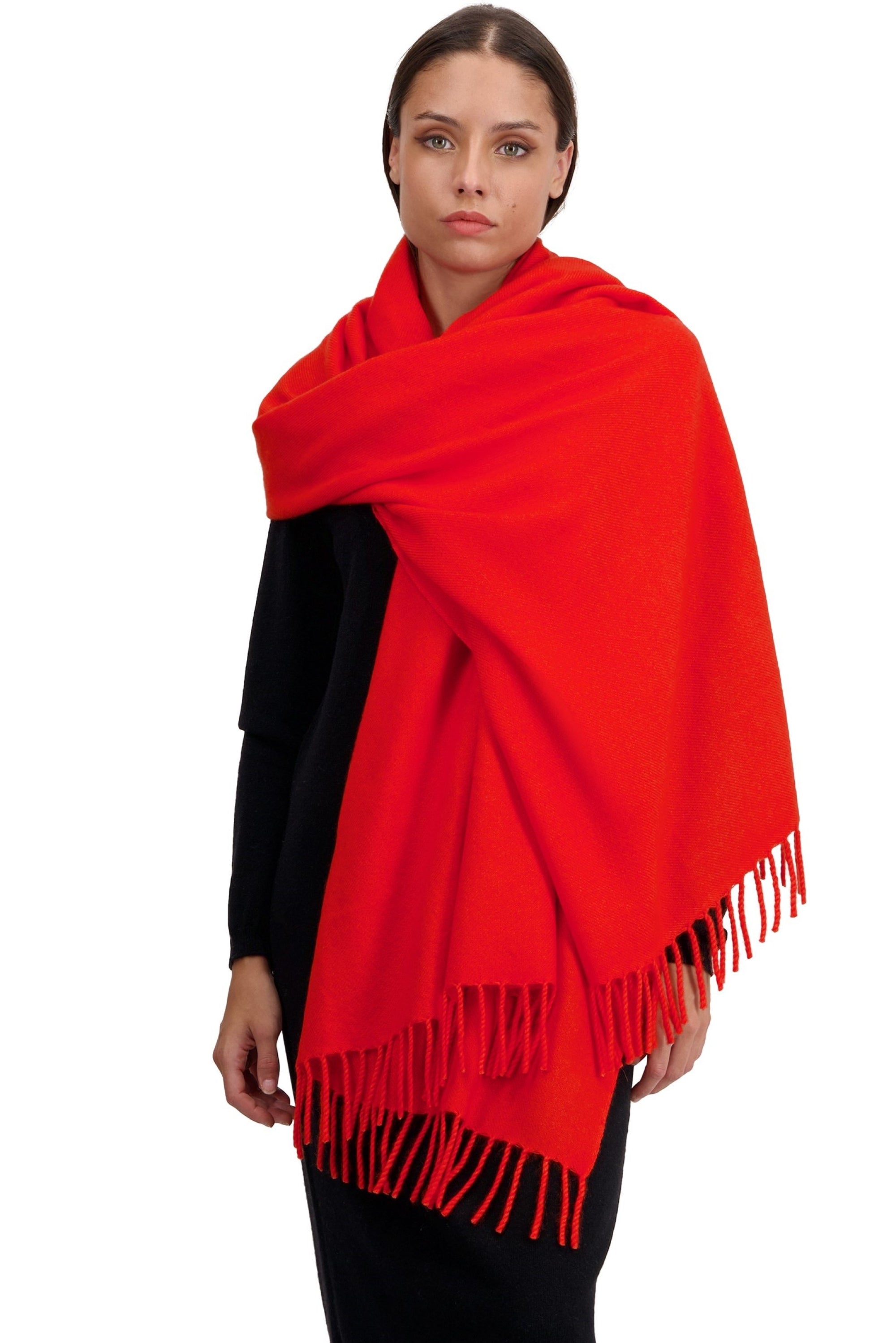 Niry en cachemire femme - Pumpkin - Mahogany