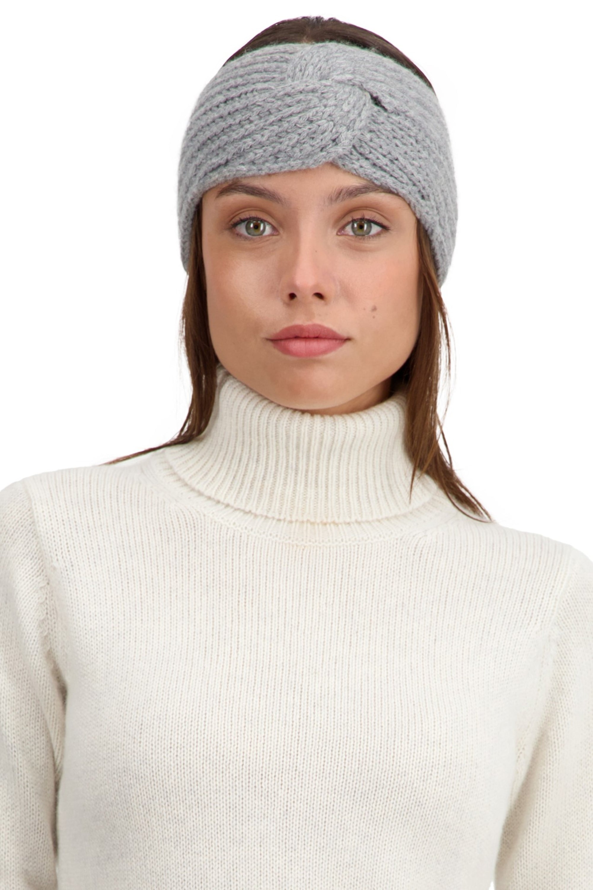 Taka en cachemire femme - gris chiné - Mahogany