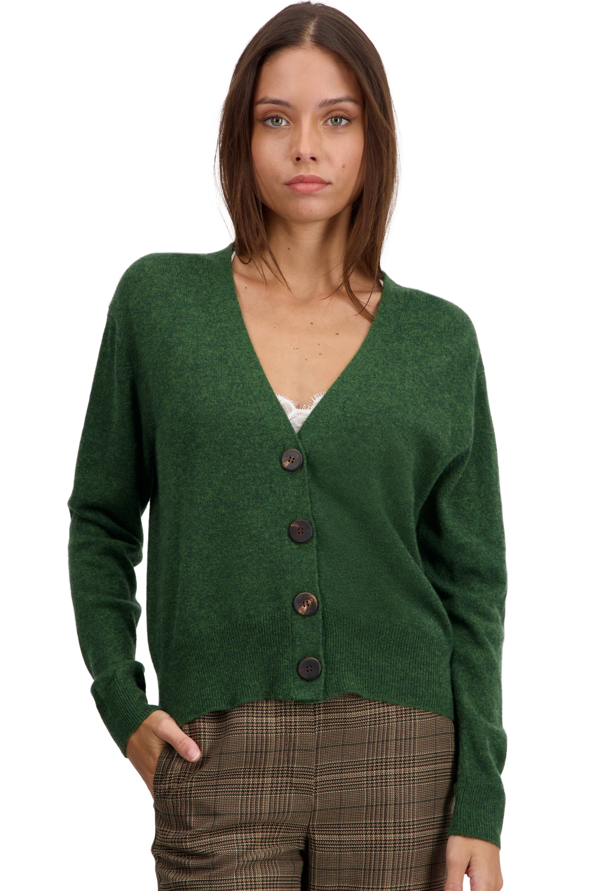 Talitha en cachemire femme - cedar - Mahogany