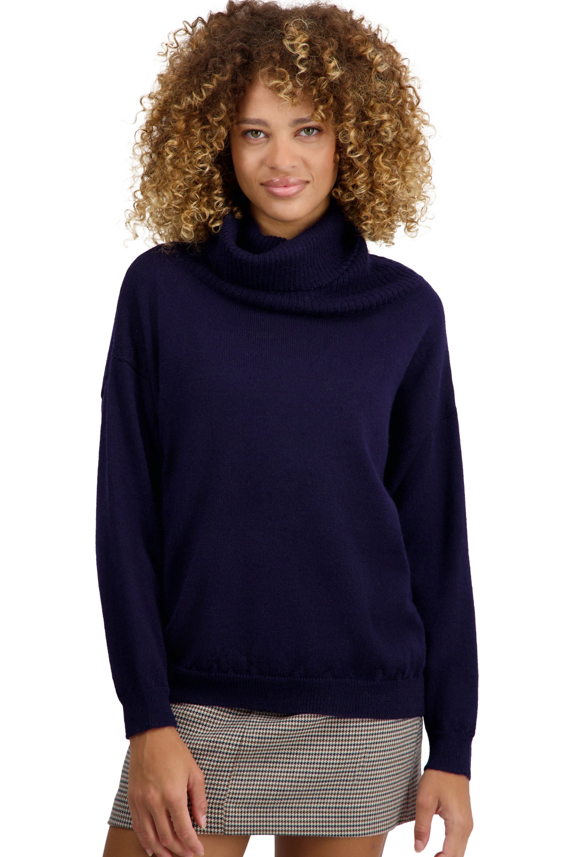 Tanis en baby alpaga femme - bleu marine - Mahogany