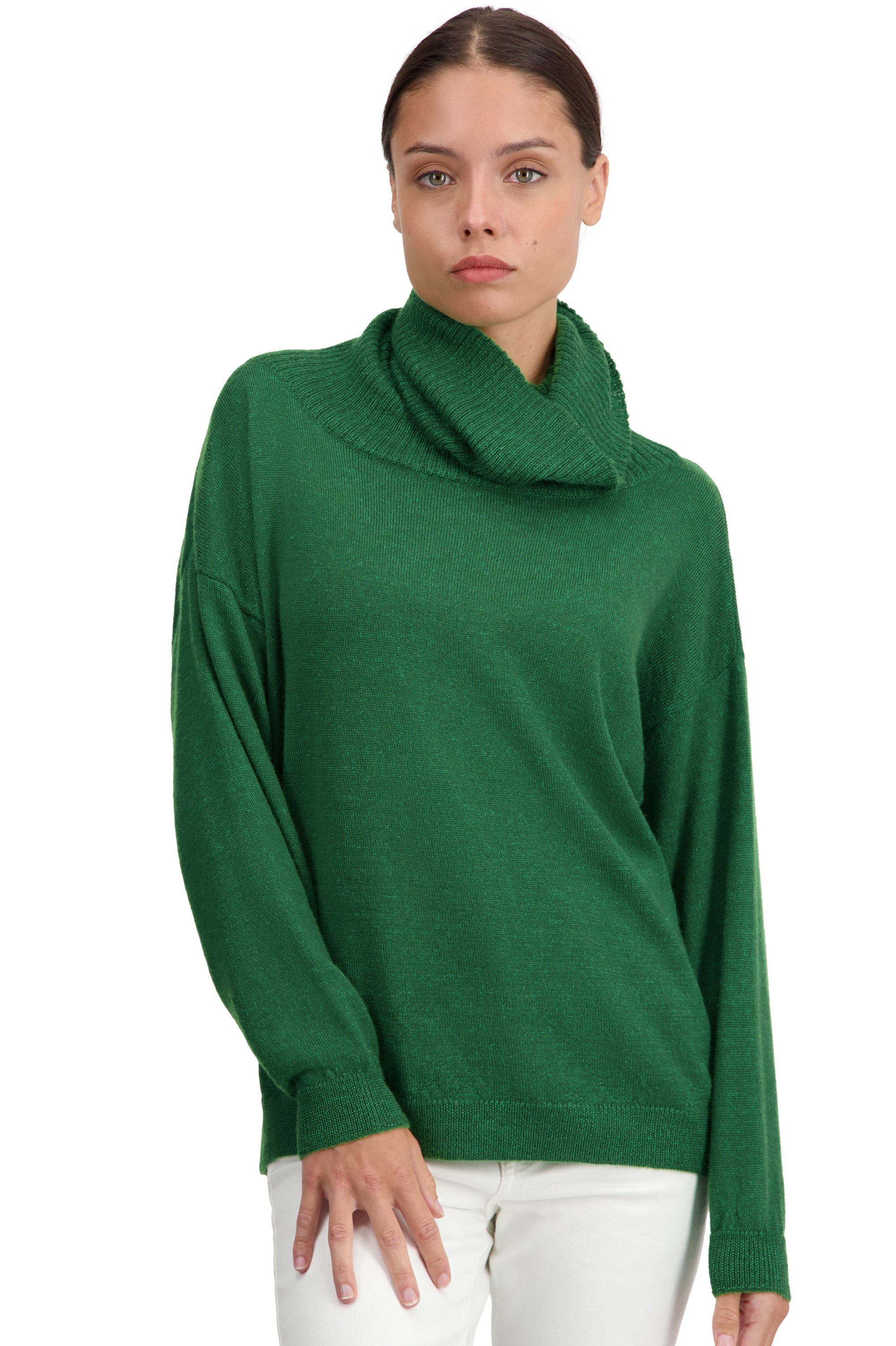 Tanis en baby alpaga femme - green leaf - Mahogany