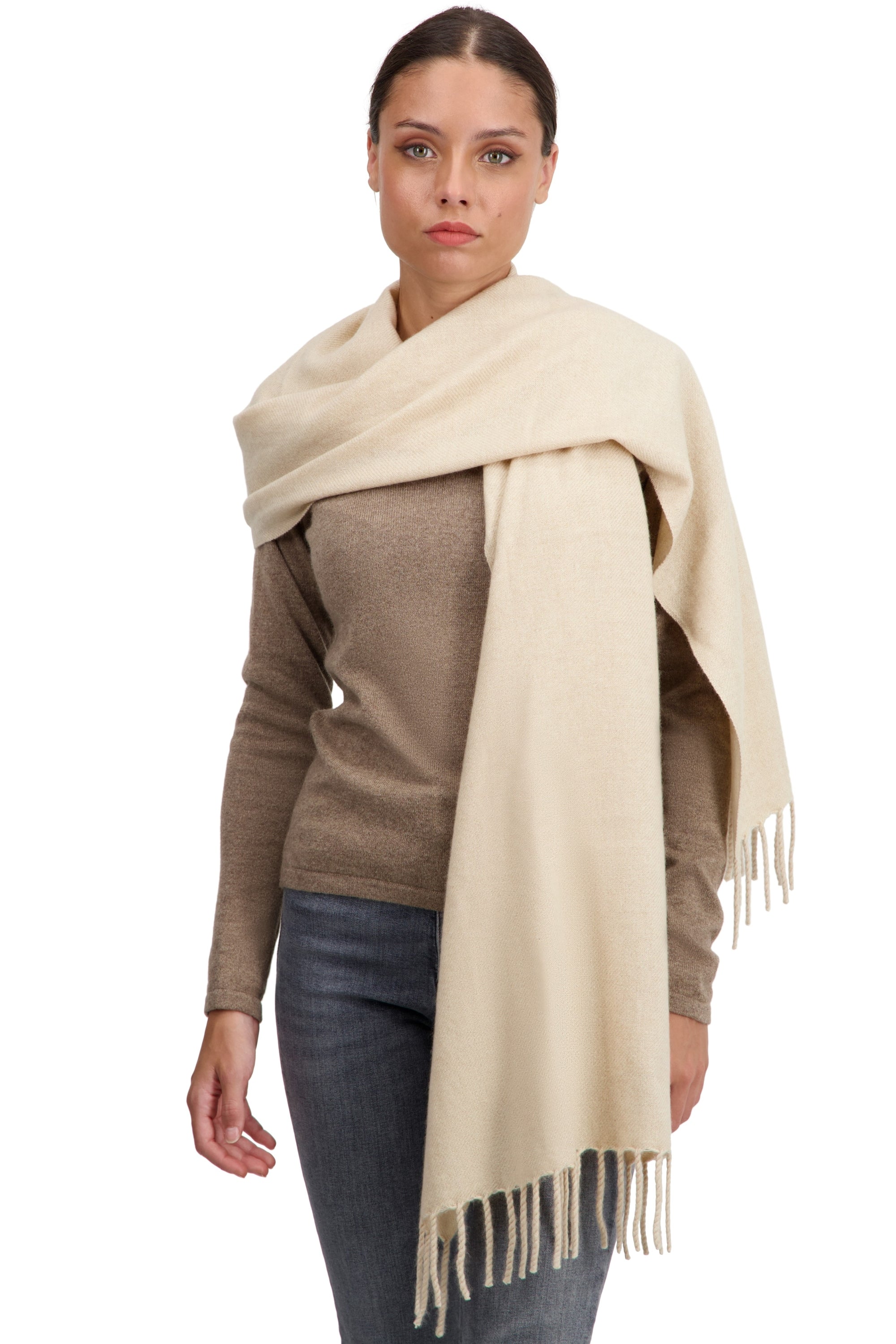 Tartempion en cachemire femme - natural beige - Mahogany