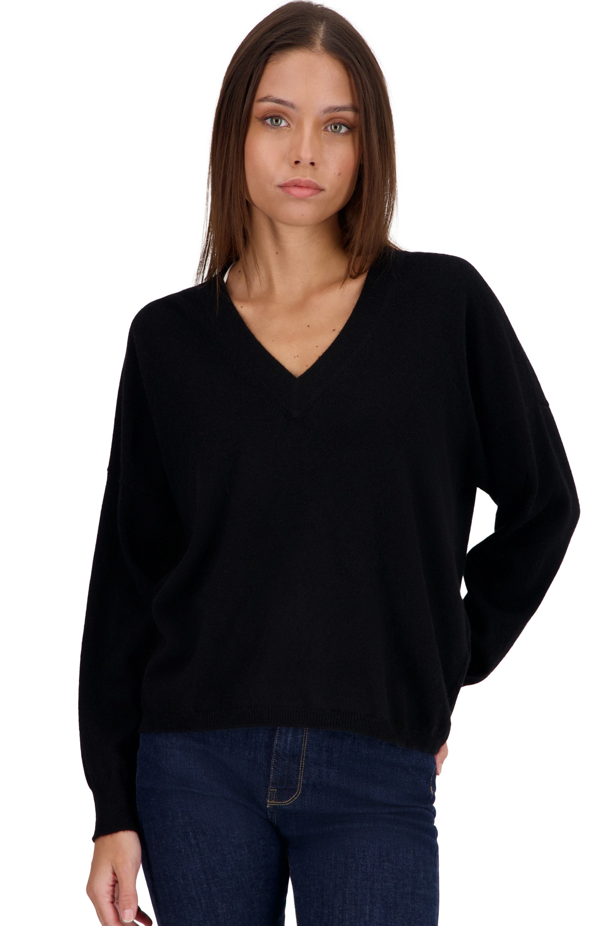 Theia en cachemire femme - noir - Mahogany