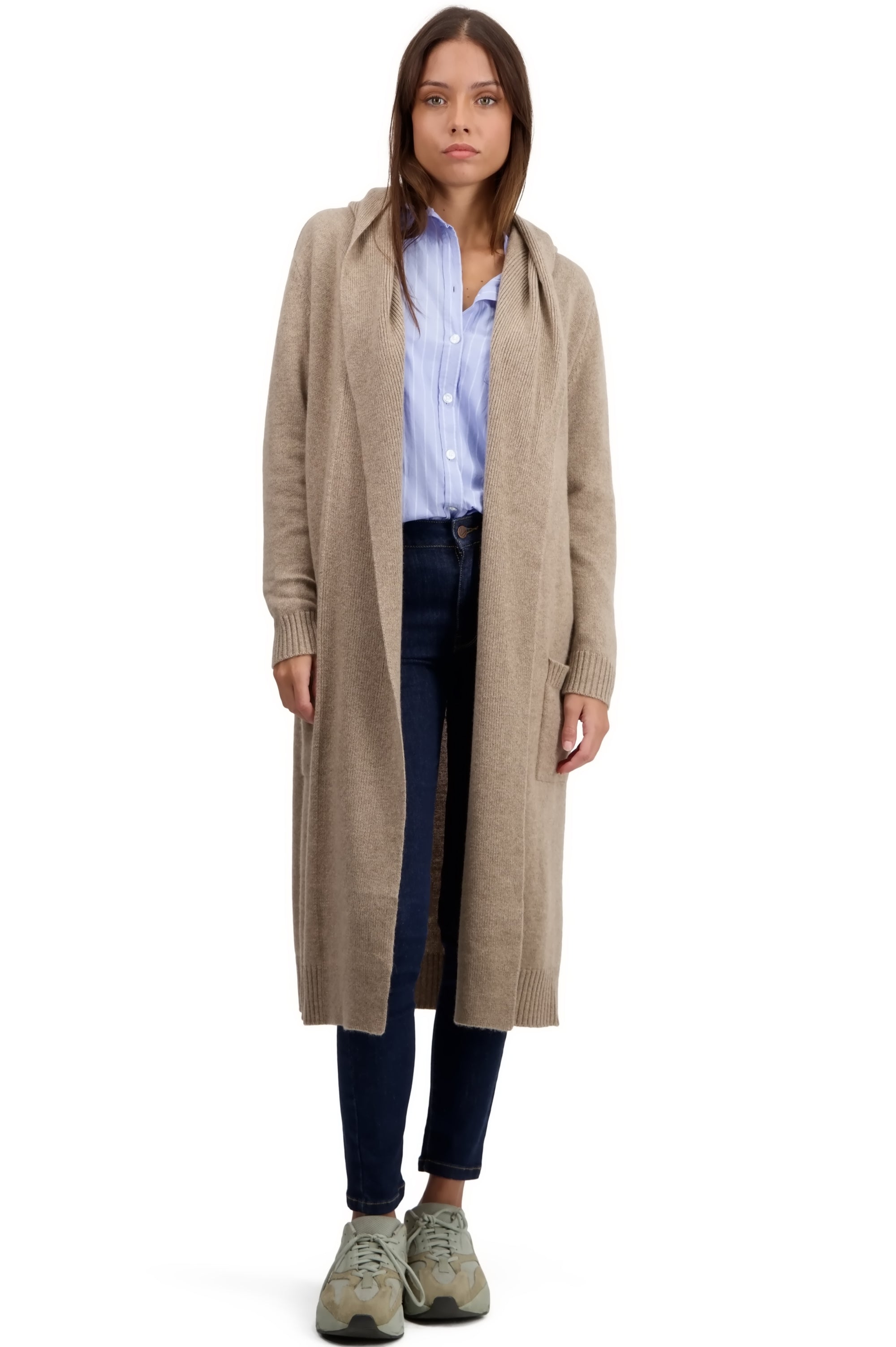 Thonon en cachemire femme - natural brown - Mahogany