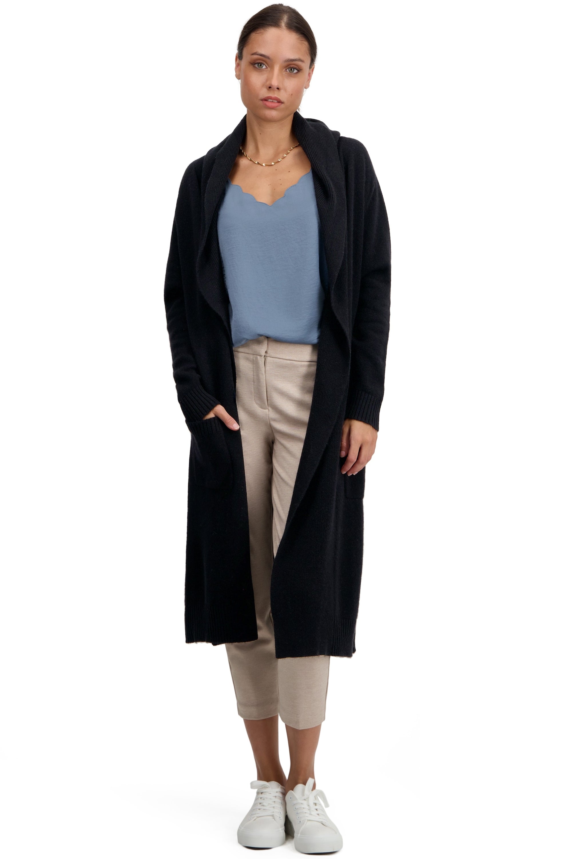 Thonon en cachemire femme - noir - Mahogany