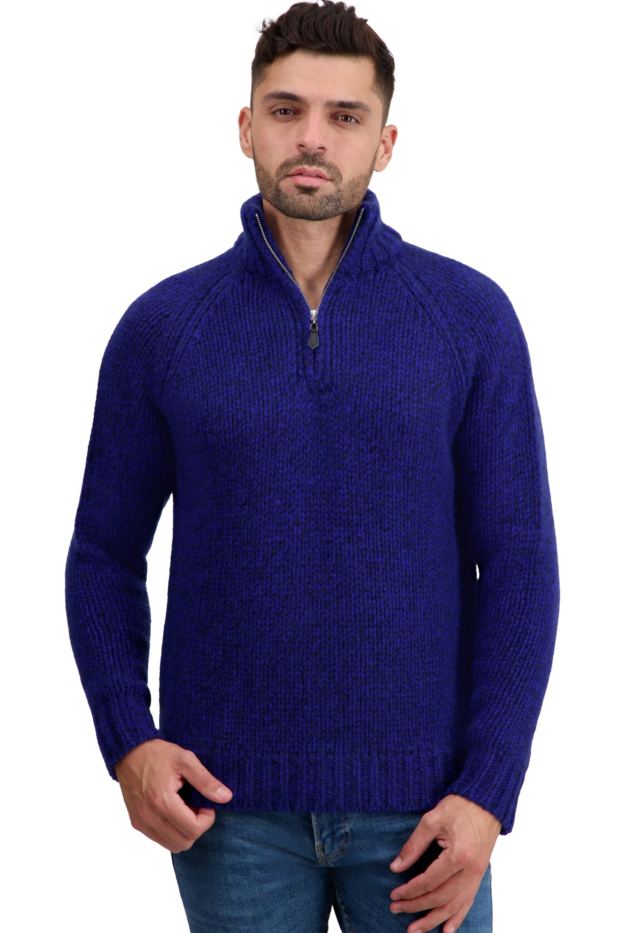 Tripoli en cachemire homme - marine foncé / bleu regata - Mahogany