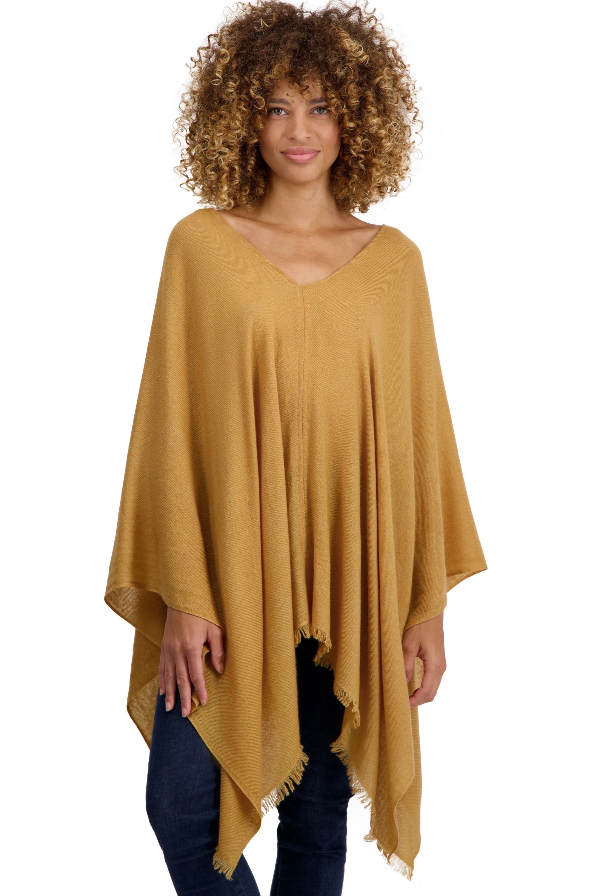 Tokyo en cachemire femme - camel désert - Mahogany