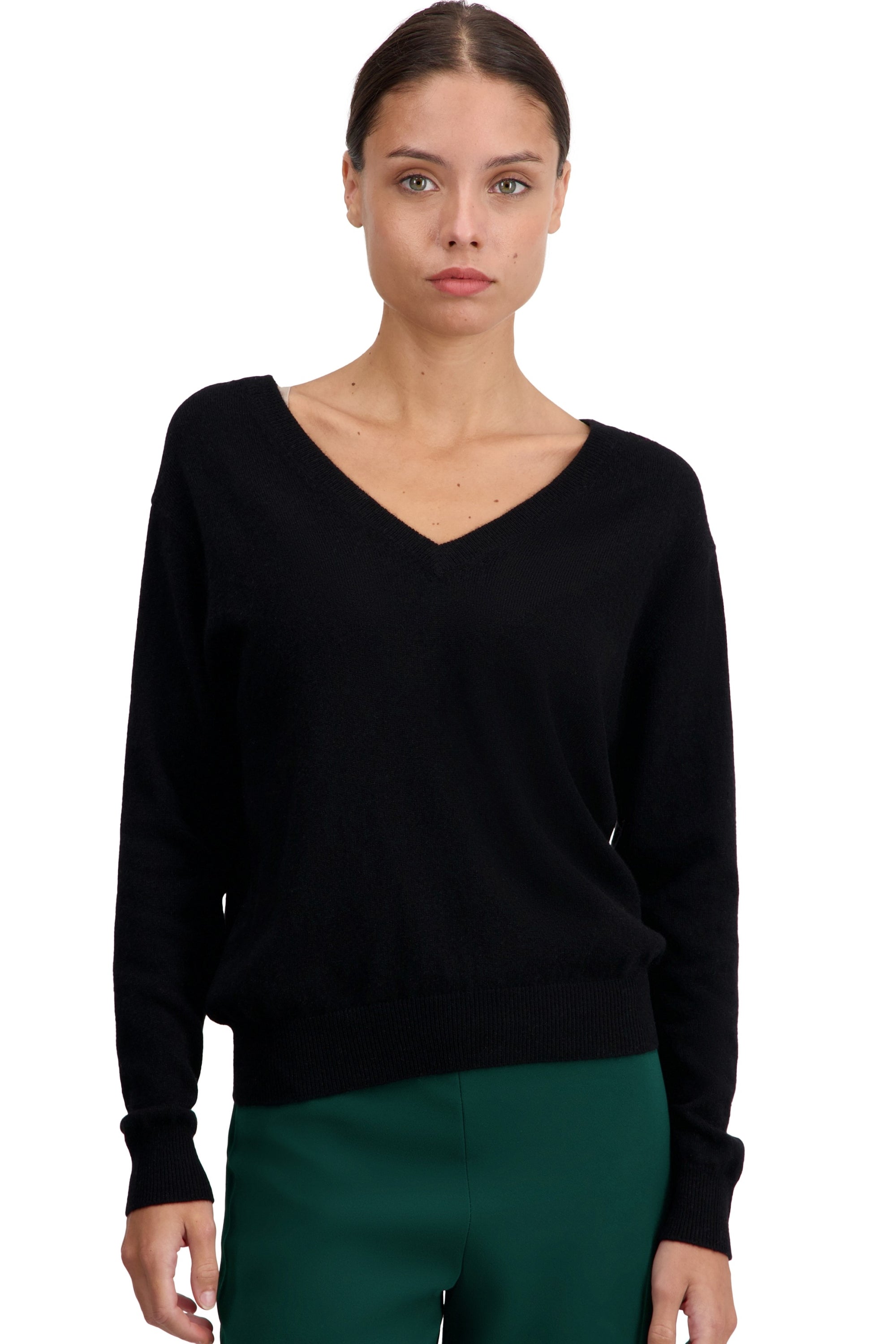 Tornade en cachemire femme - noir - Mahogany