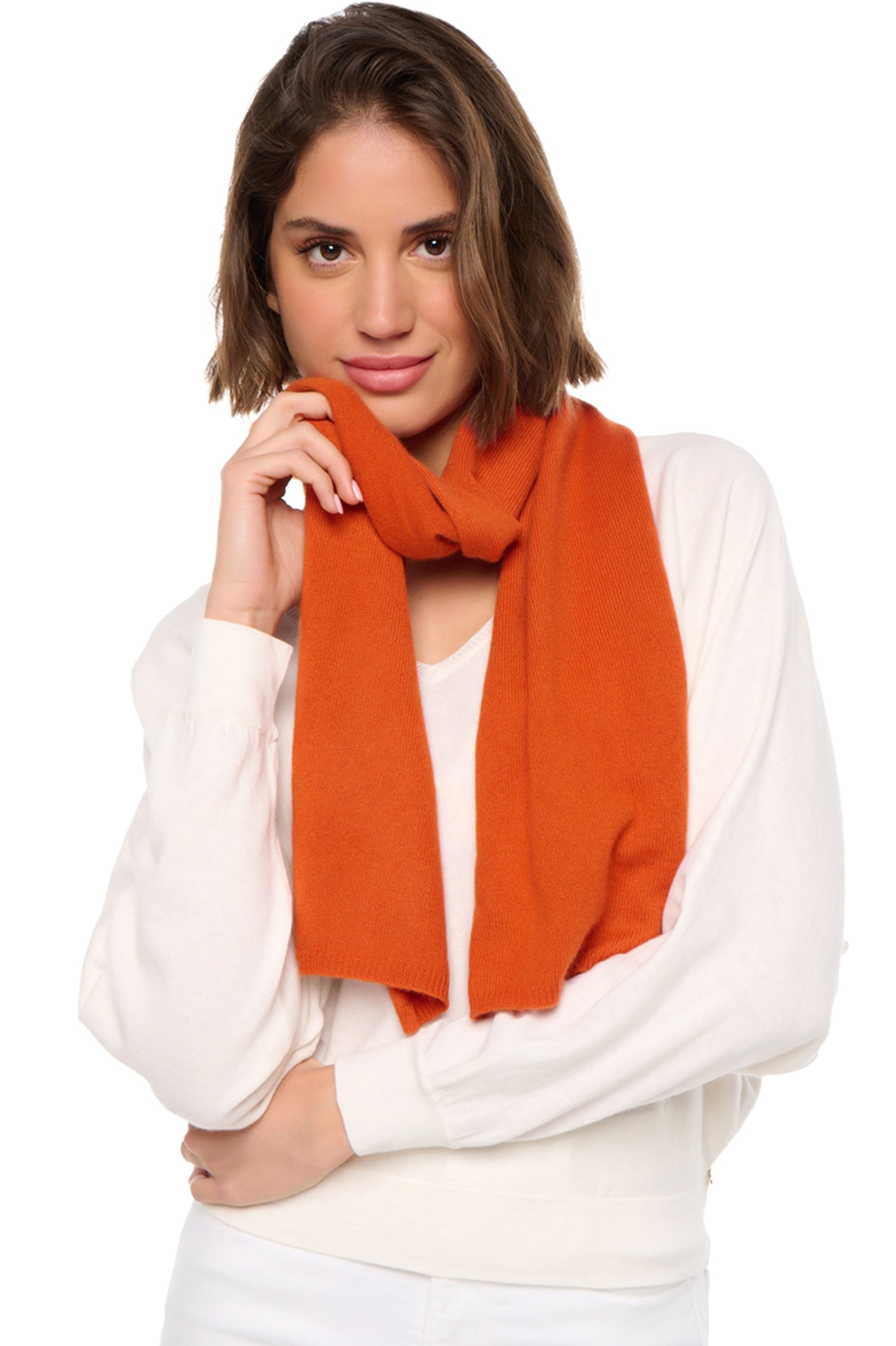 Ozone en cachemire mixte - marmelade - Mahogany