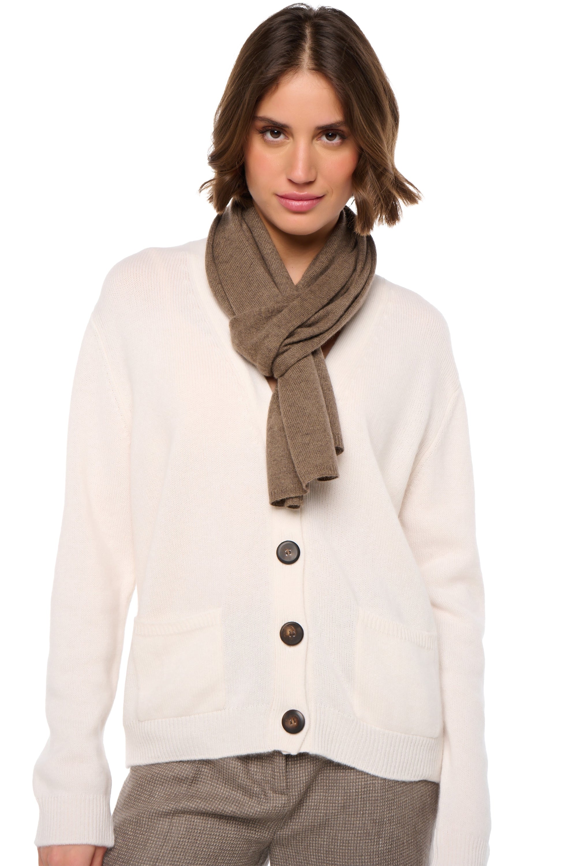 Ozone en cachemire mixte - natural dark brown - Mahogany