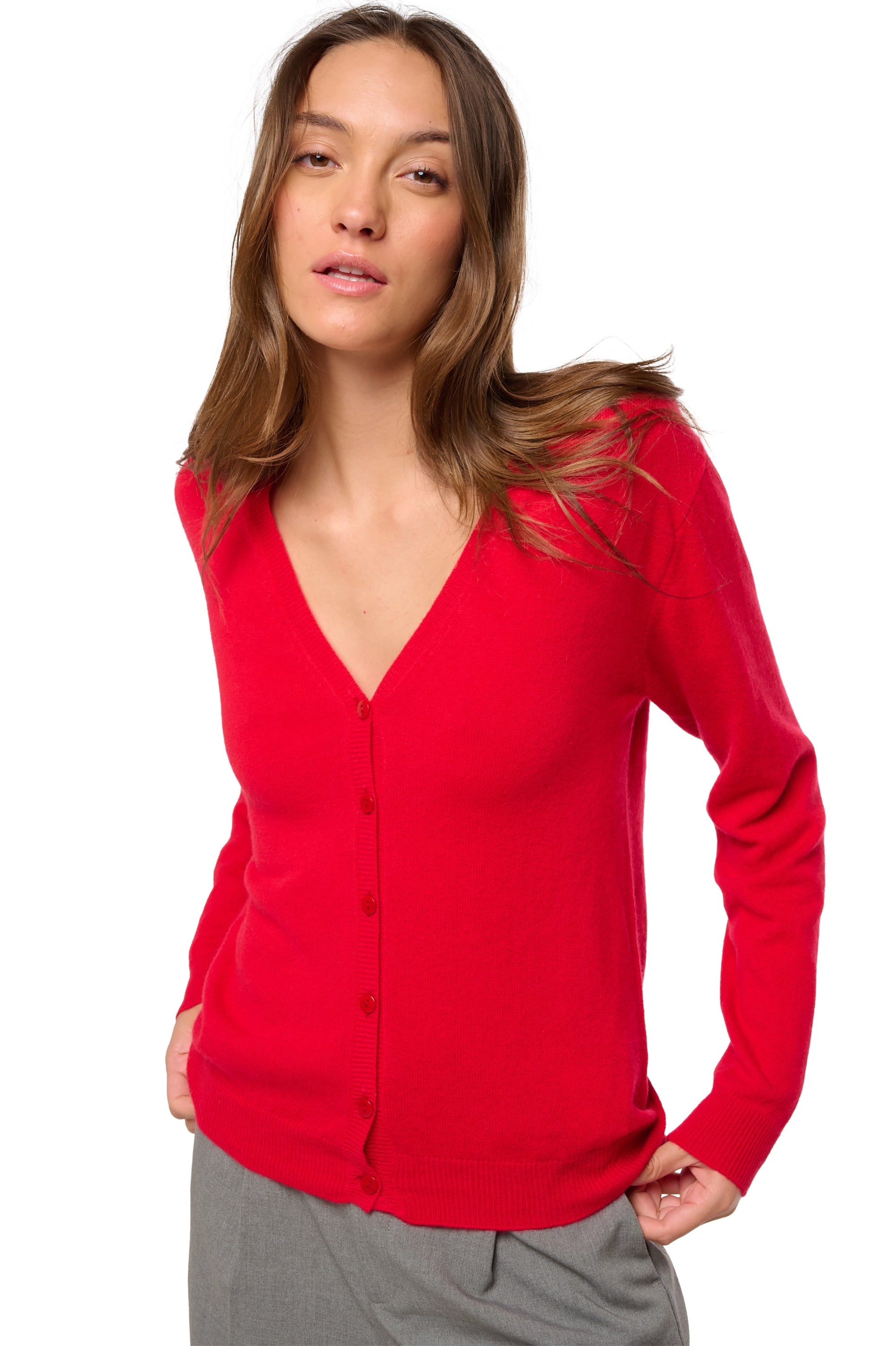 Taline en cachemire femme - deep red - Mahogany