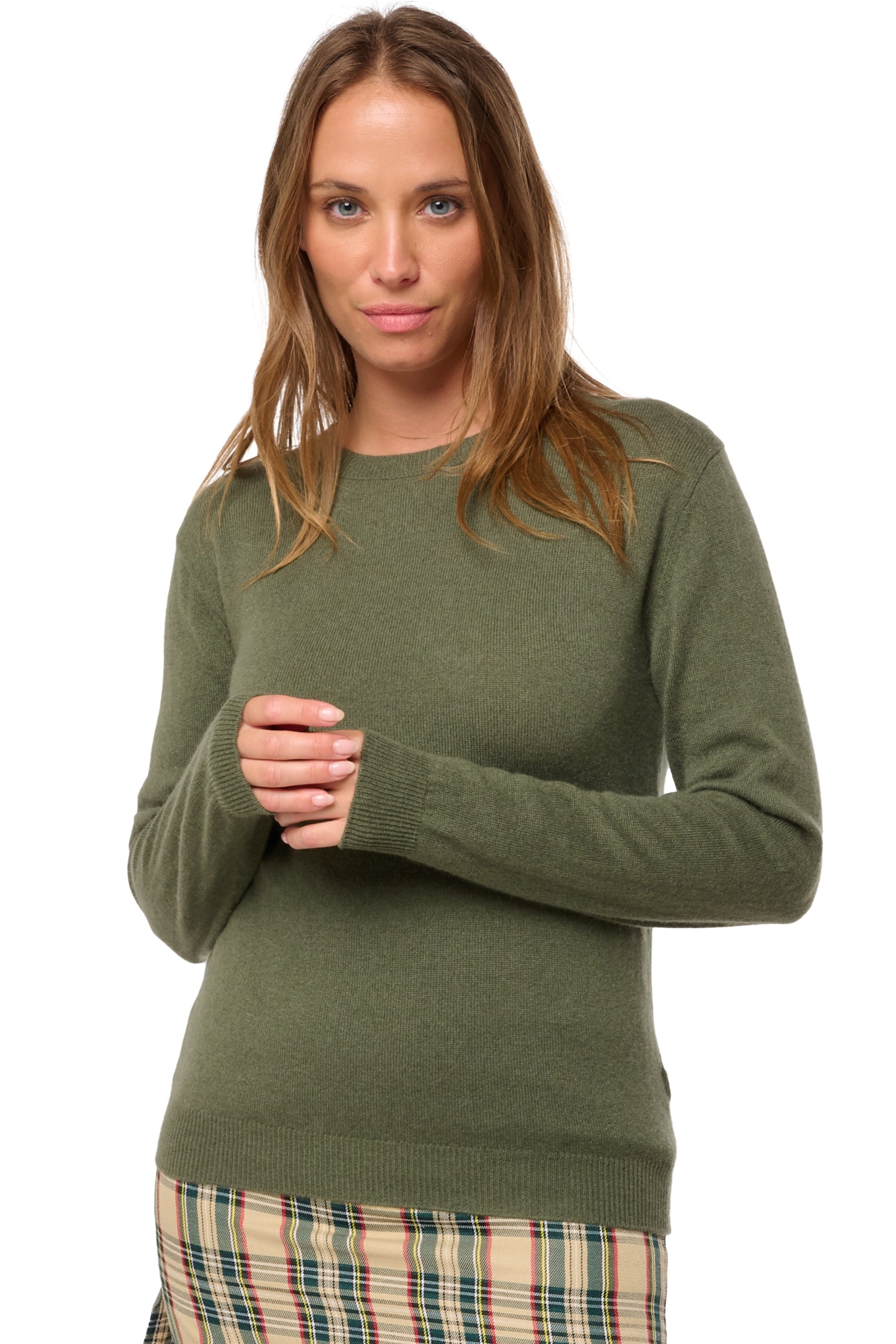 Thalia en cachemire femme - kaki 2025 - Mahogany