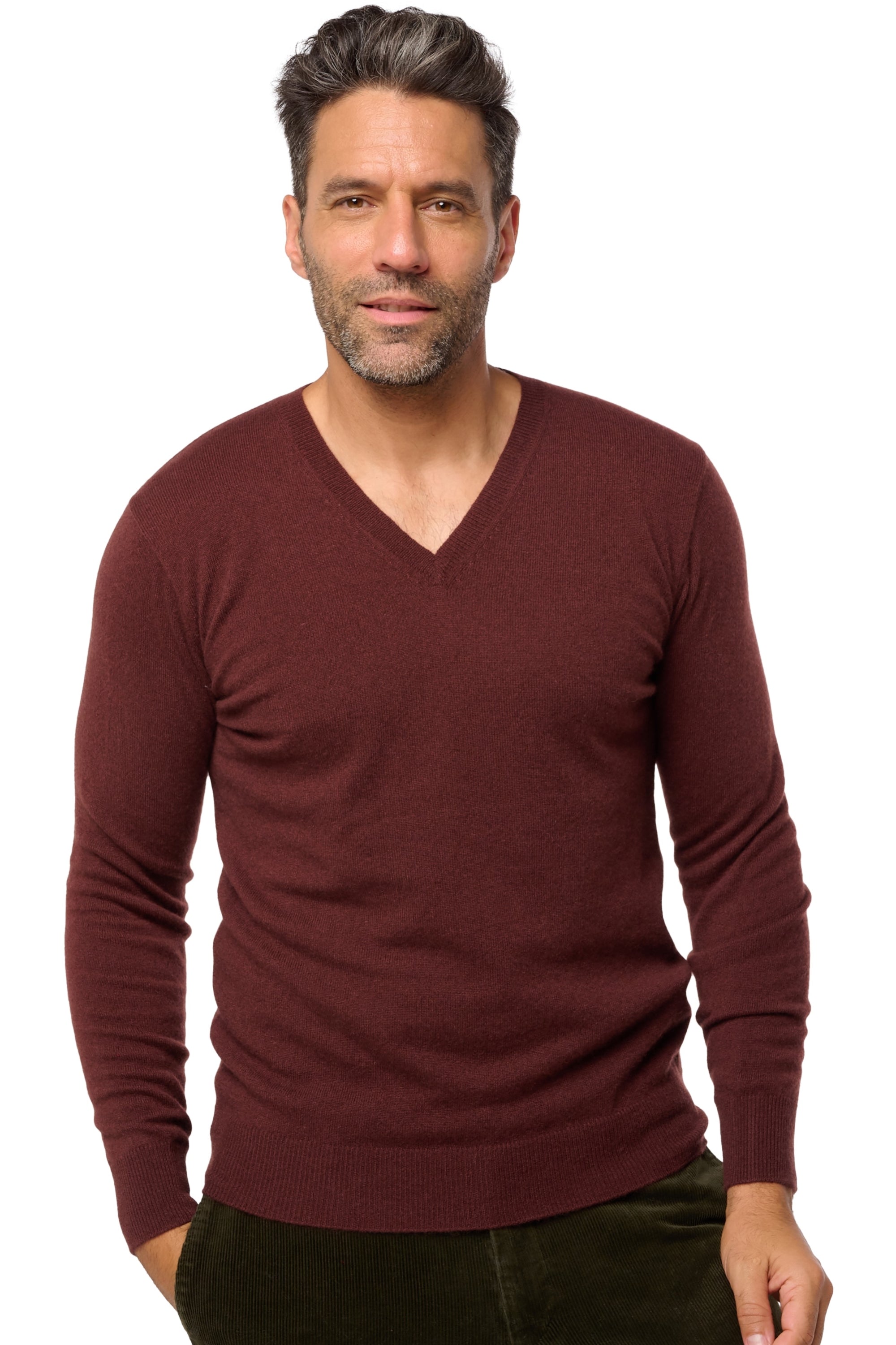Tor en cachemire homme - cinnabar - Mahogany