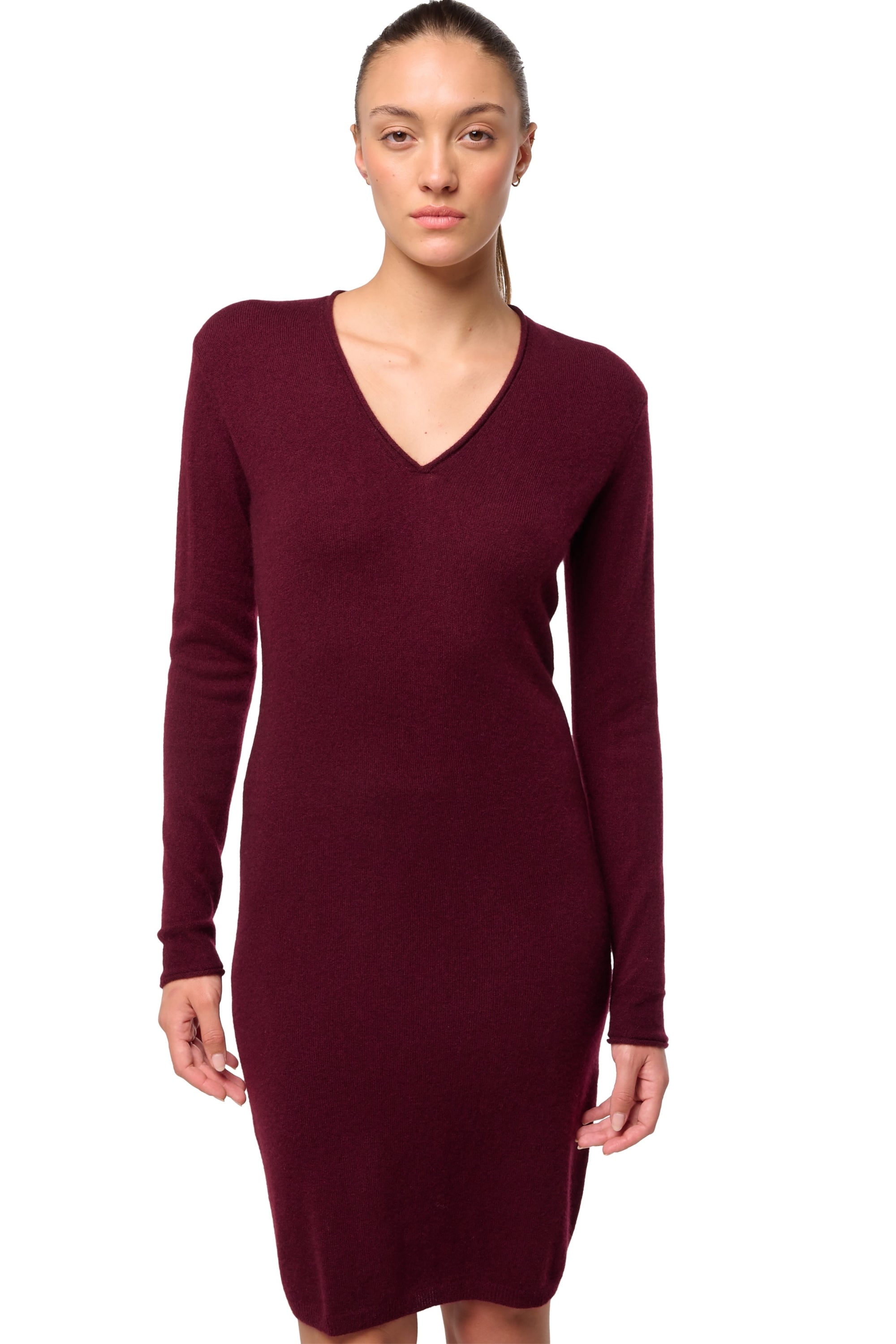 Trinidad en cachemire femme - red wine - Mahogany