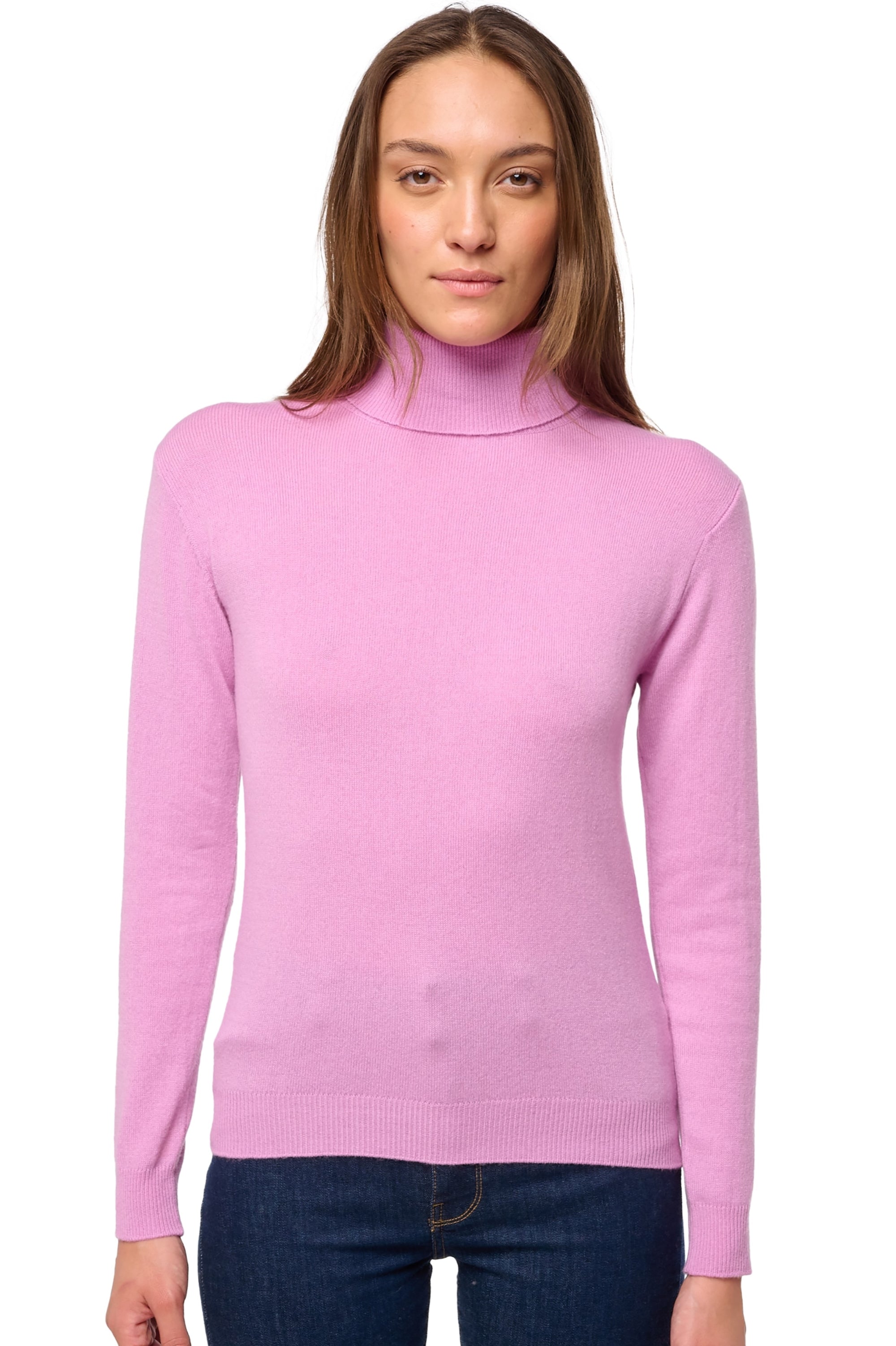 Tale en cachemire femme - winter rose - Mahogany