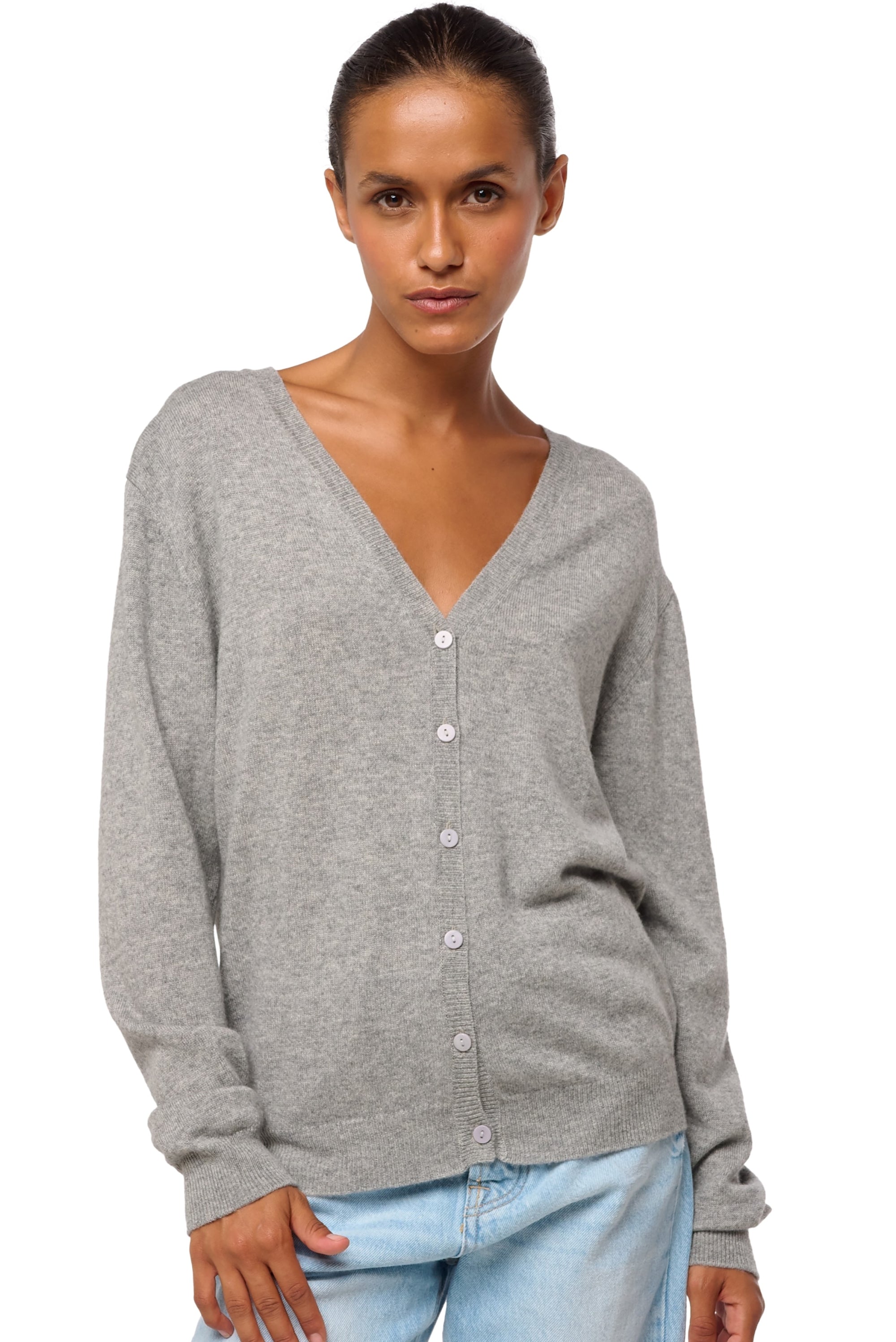 Taline en cachemire femme - dark grey - Mahogany