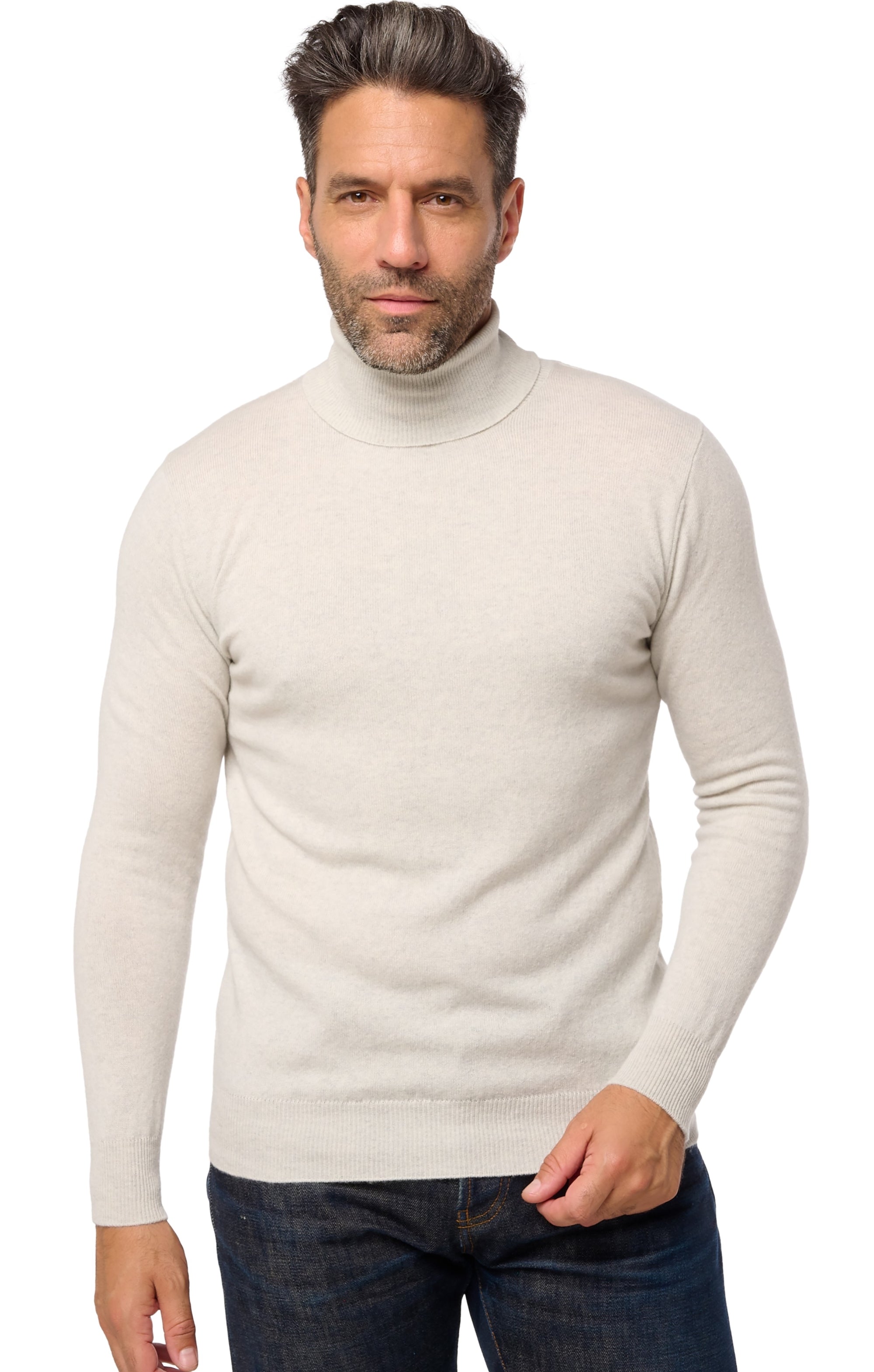 Tarry en cachemire homme - fluo white - Mahogany