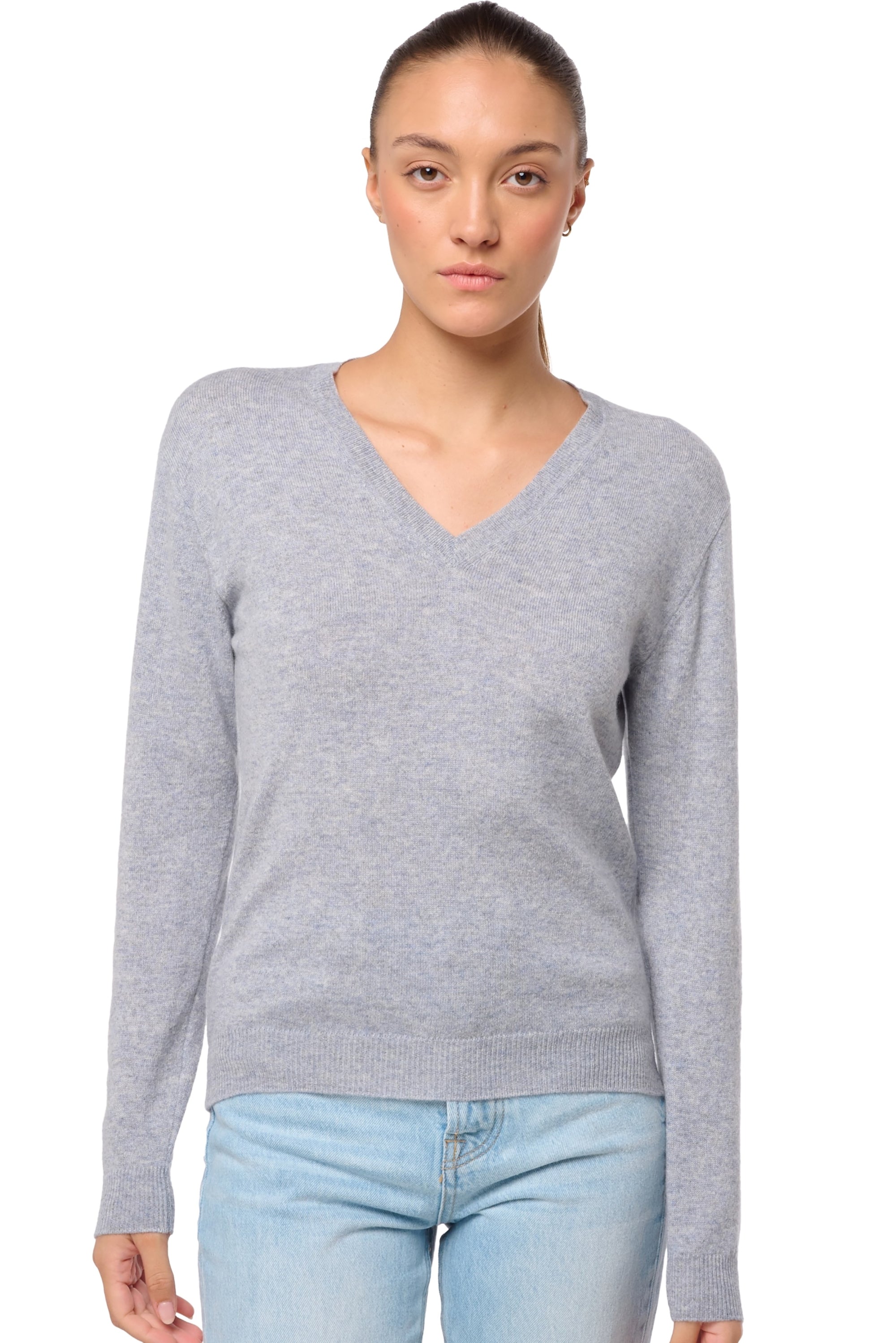 Tessa en cachemire femme - quarry - Mahogany