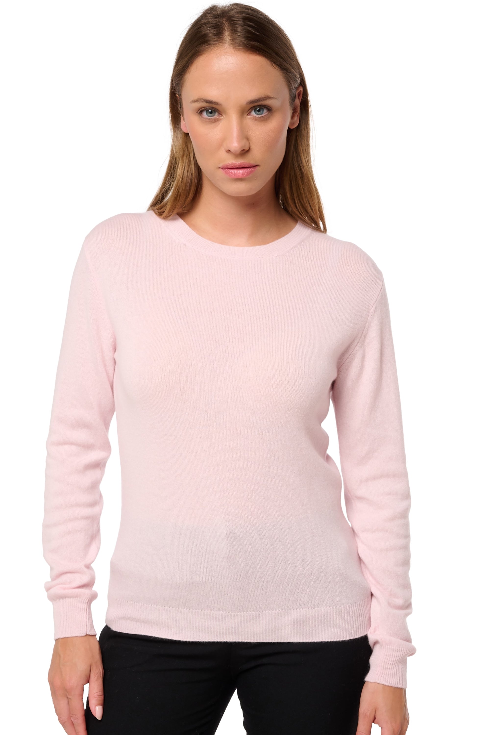 Thalia en cachemire femme - pale blossom - Mahogany