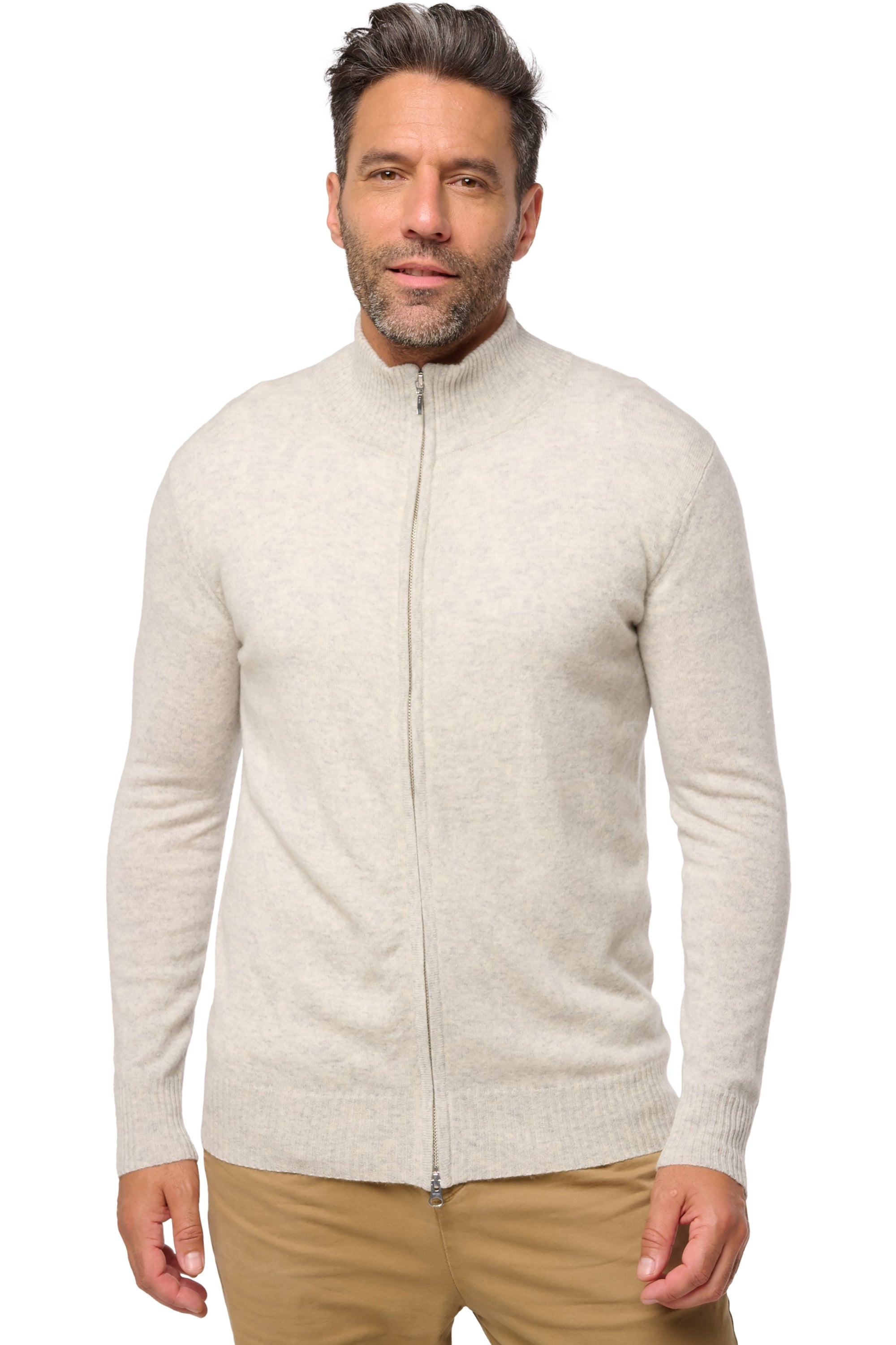Thobias en cachemire homme - blizard - Mahogany