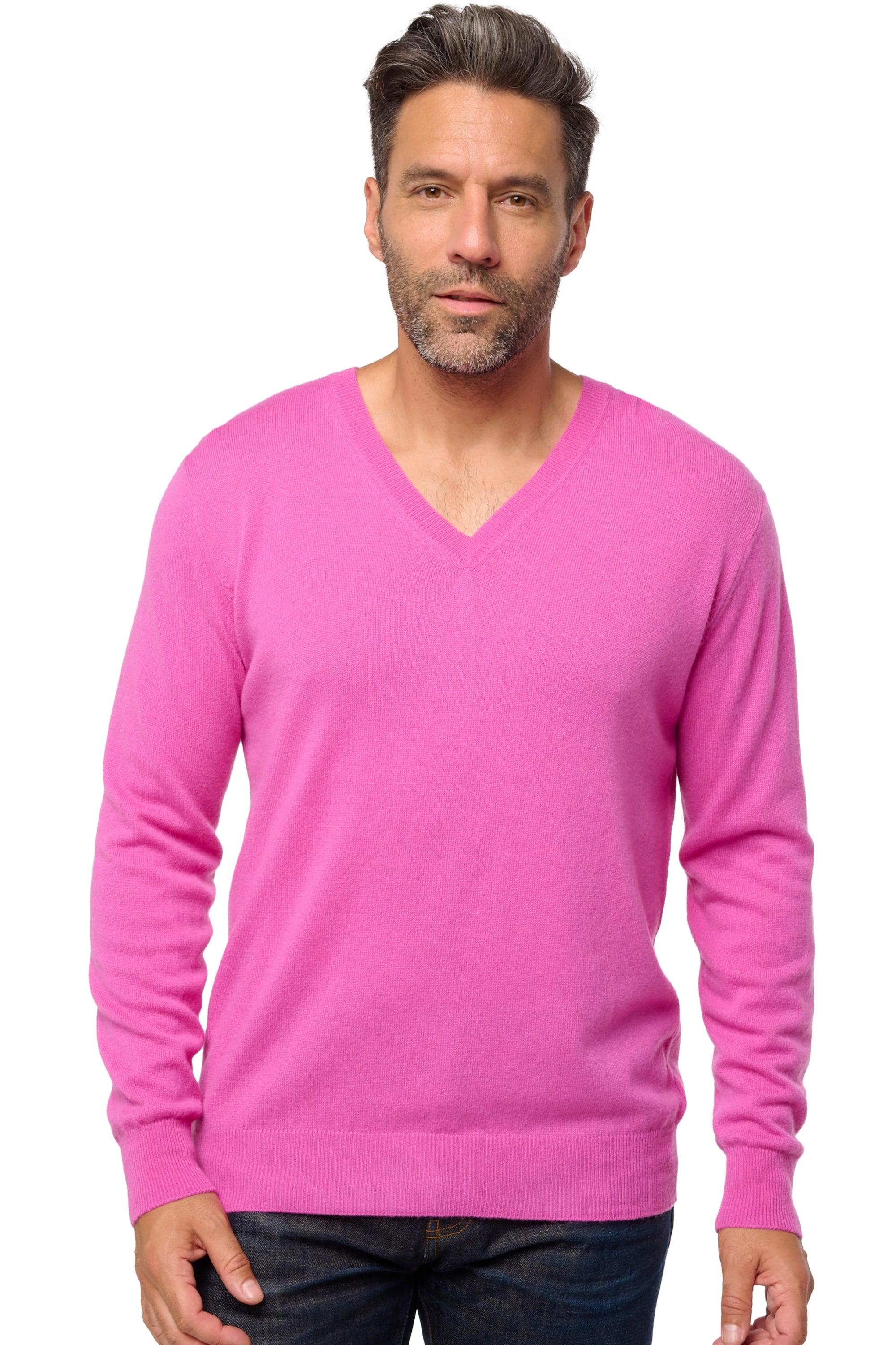 Tor en cachemire homme - magenta pink - Mahogany
