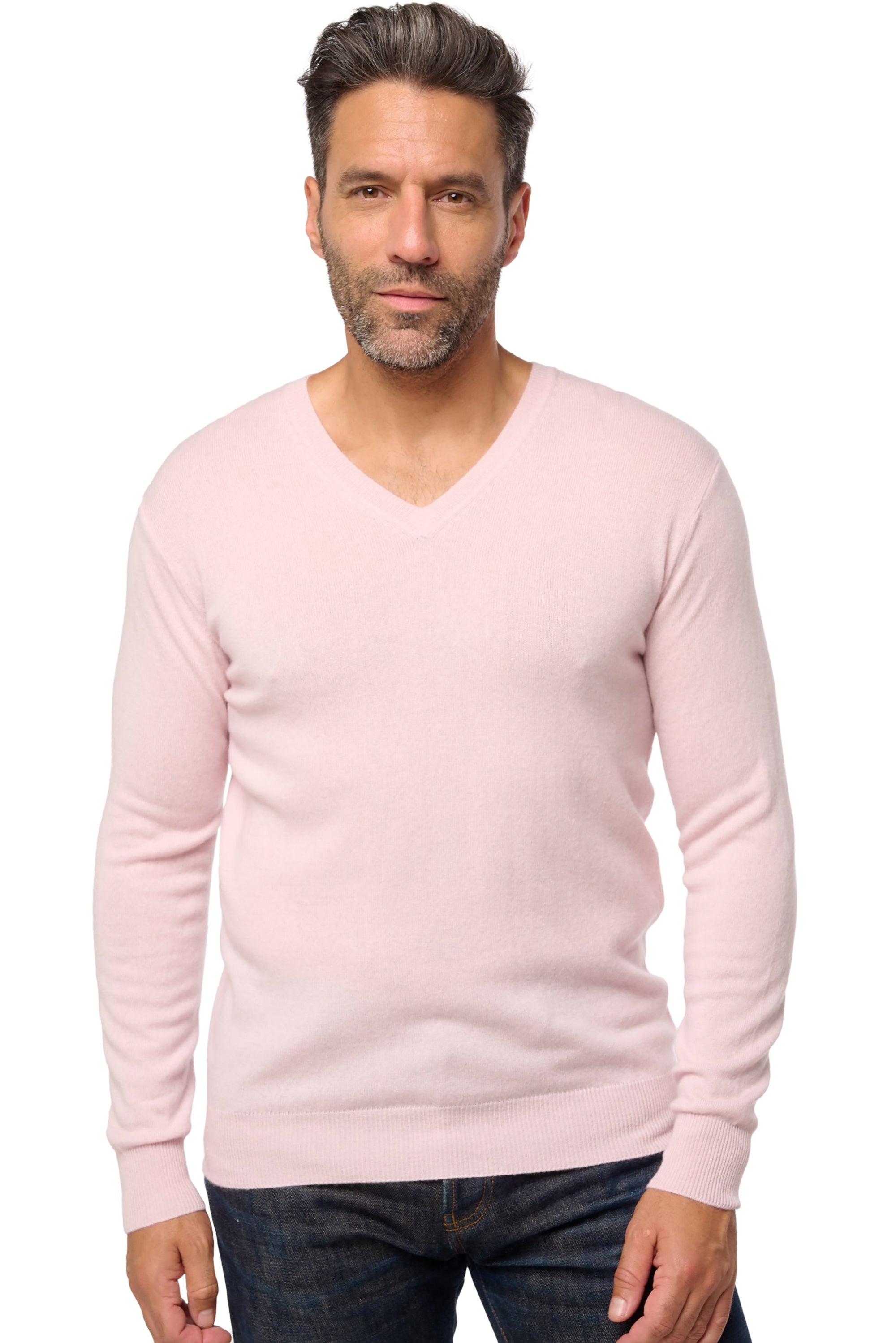Tor en cachemire homme - pale blossom - Mahogany