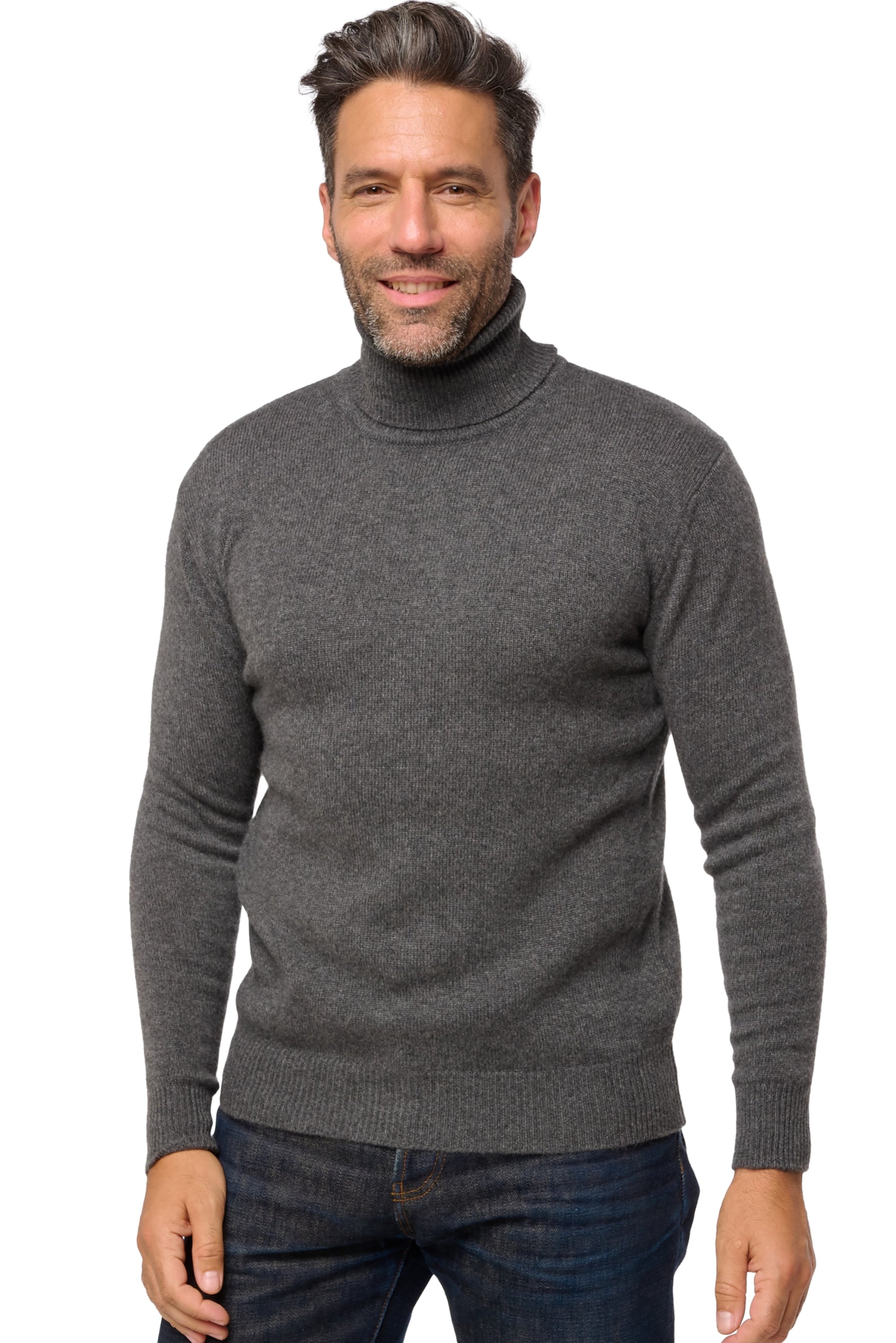 Torino en cachemire homme - dark grey - Mahogany