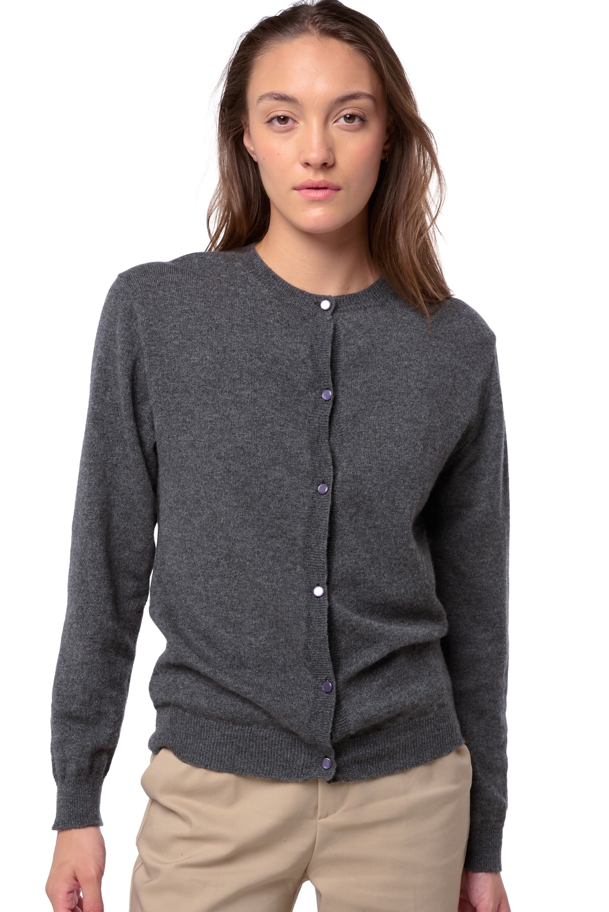 Tyra en cachemire femme - dark grey - Mahogany