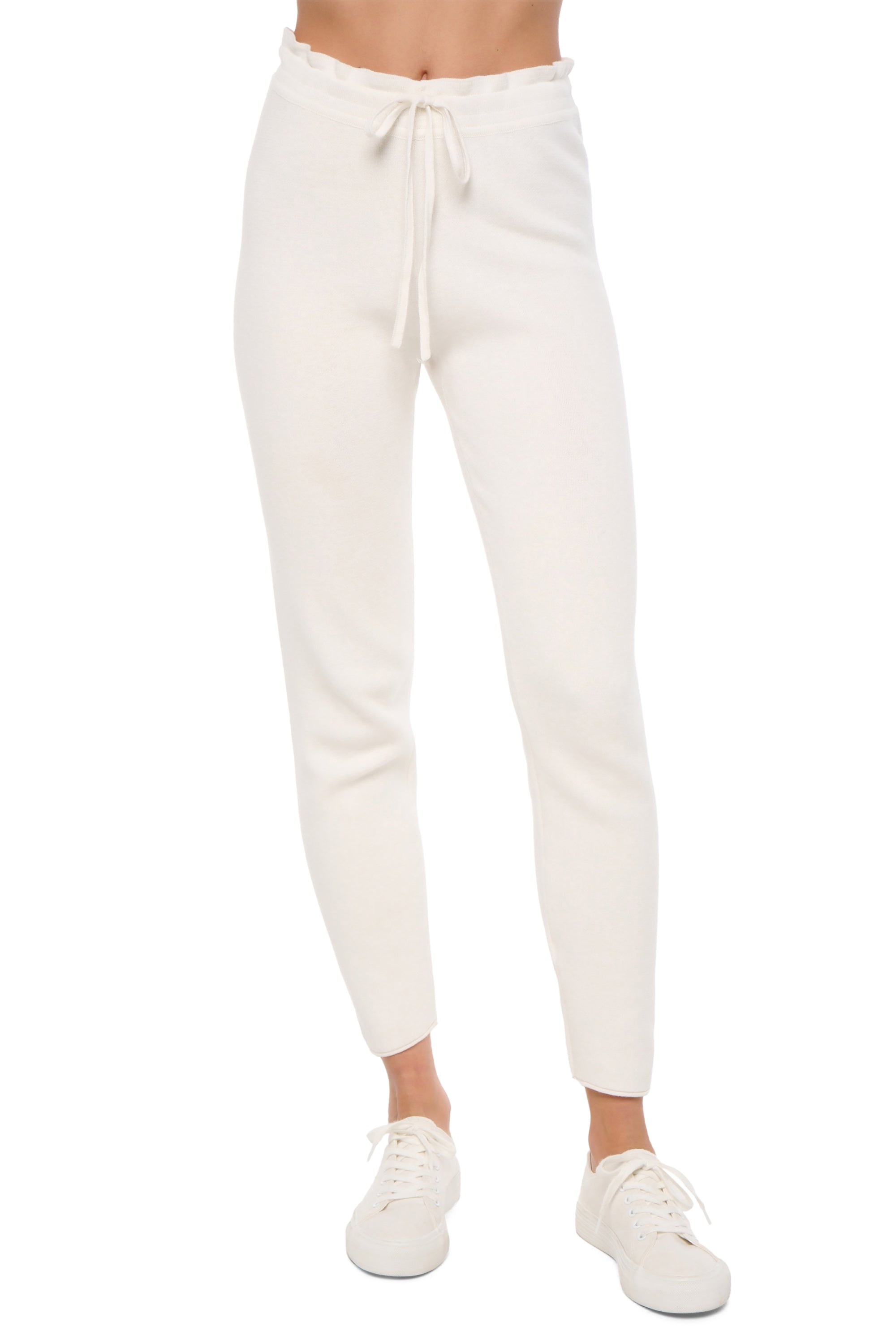 Shiloh en cachemire et coton femme - blanc cassé - Mahogany