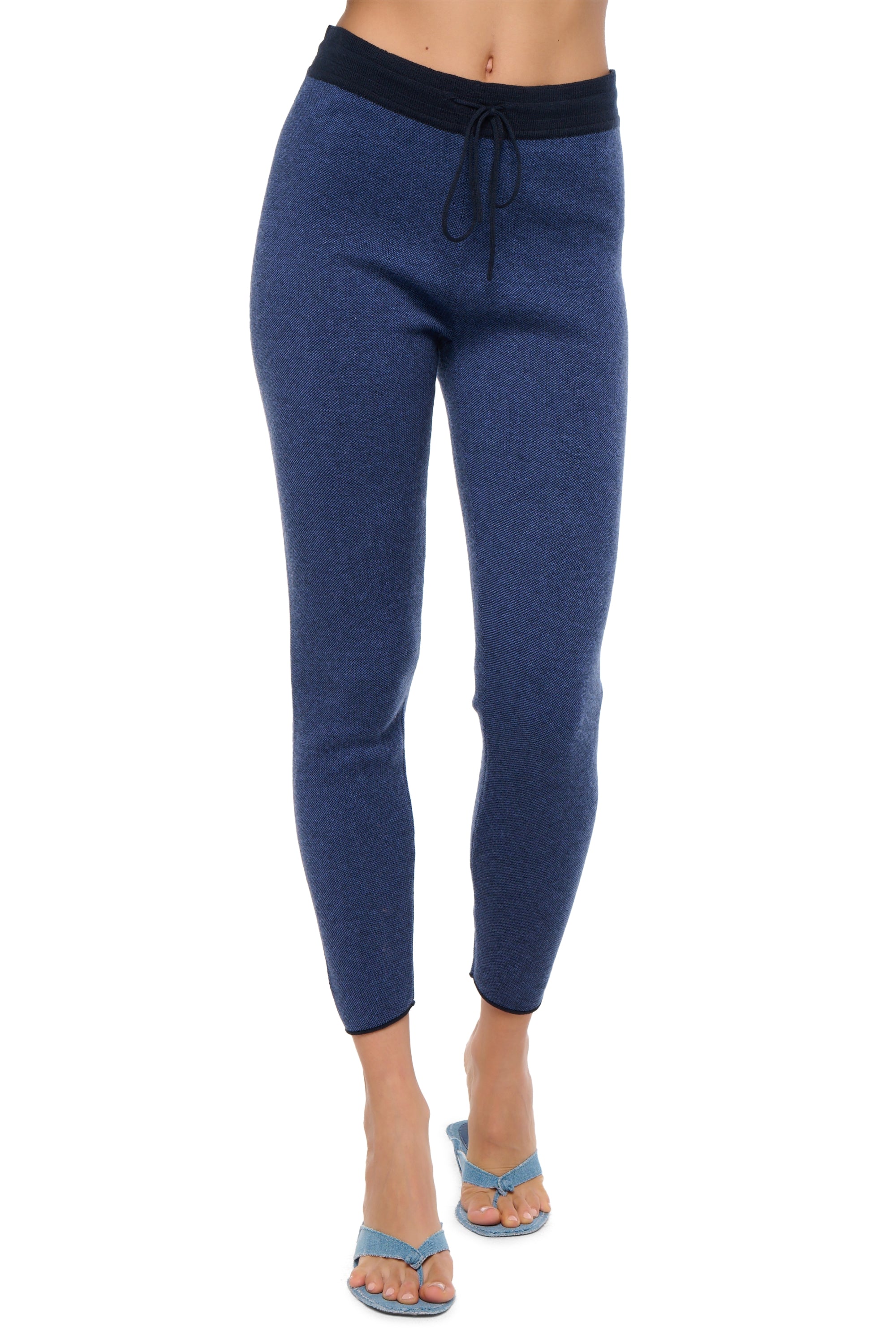 Shiloh en cachemire et coton femme - bleu - Mahogany