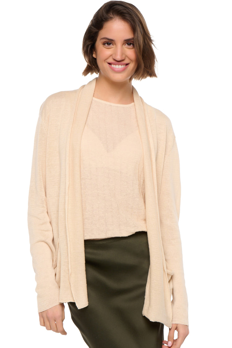 Sissi en lin femme - wheat - Mahogany
