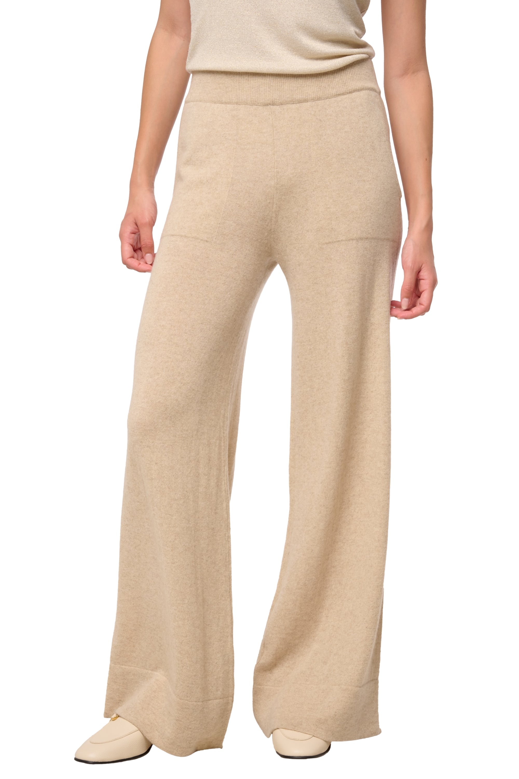 Daiquiri en cachemire femme - natural winter dawn - Mahogany
