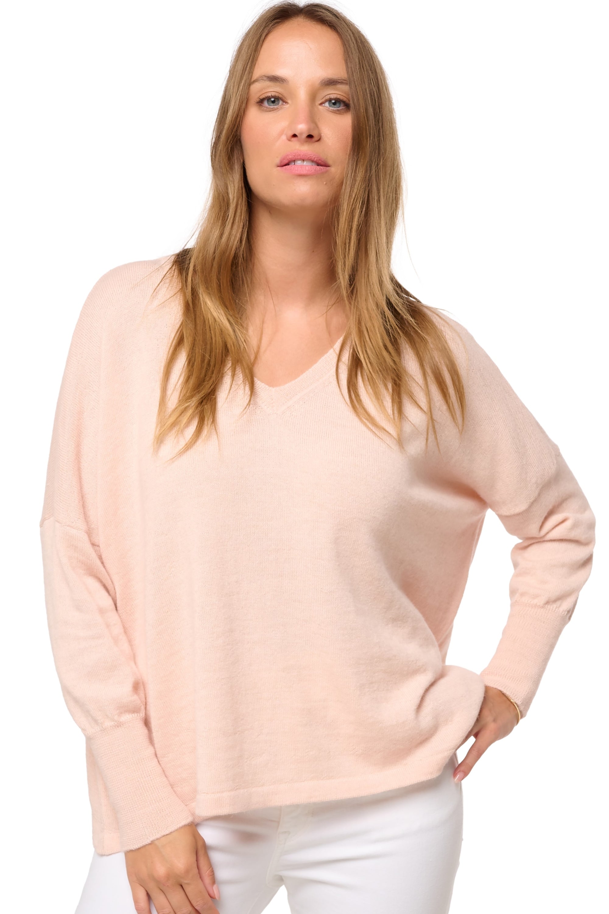 Damara en baby alpaga femme - petal pink - Mahogany