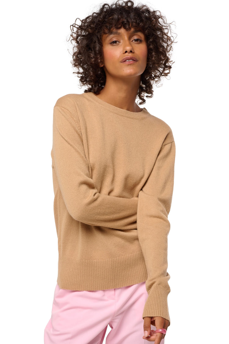 Daria en cachemire femme - Vue 2 - camel - Mahogany