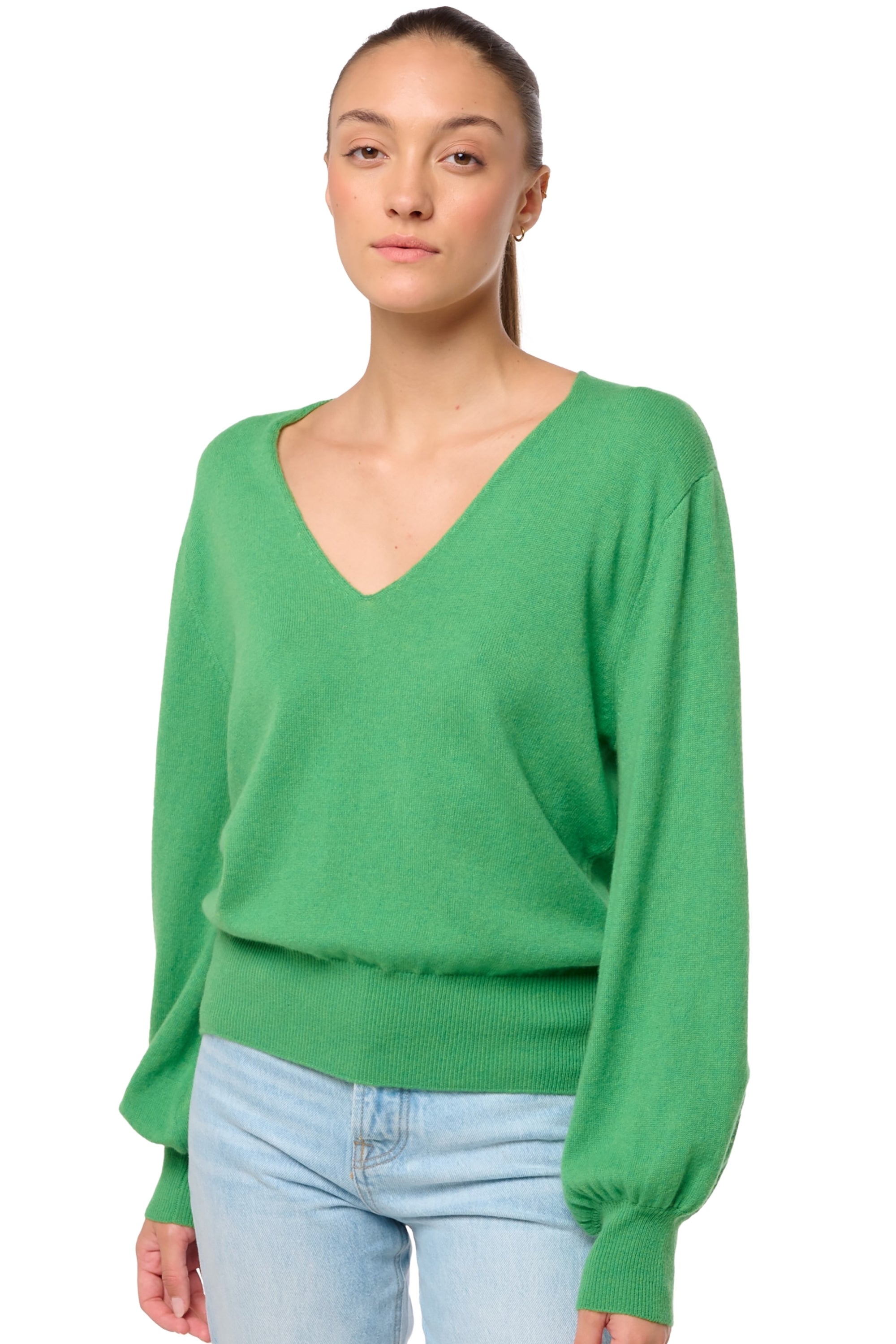 Deau en cachemire femme - Vue 1 - basil - Mahogany