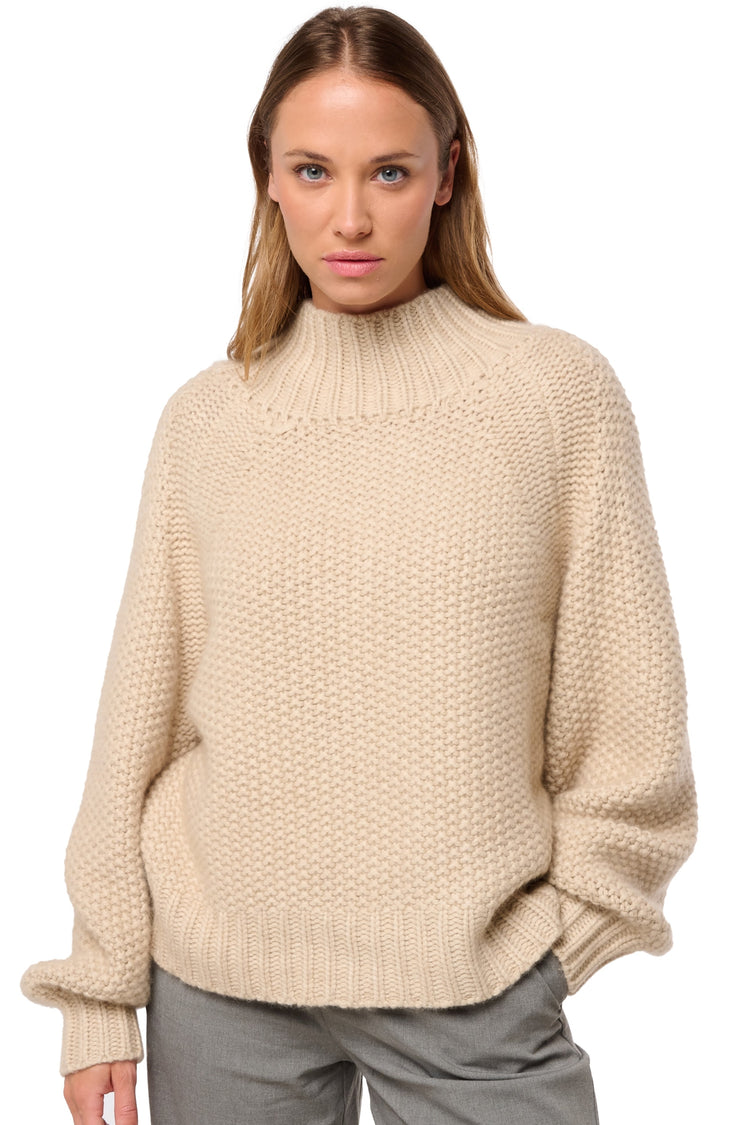 Deutz en cachemire femme - natural winter dawn - Mahogany
