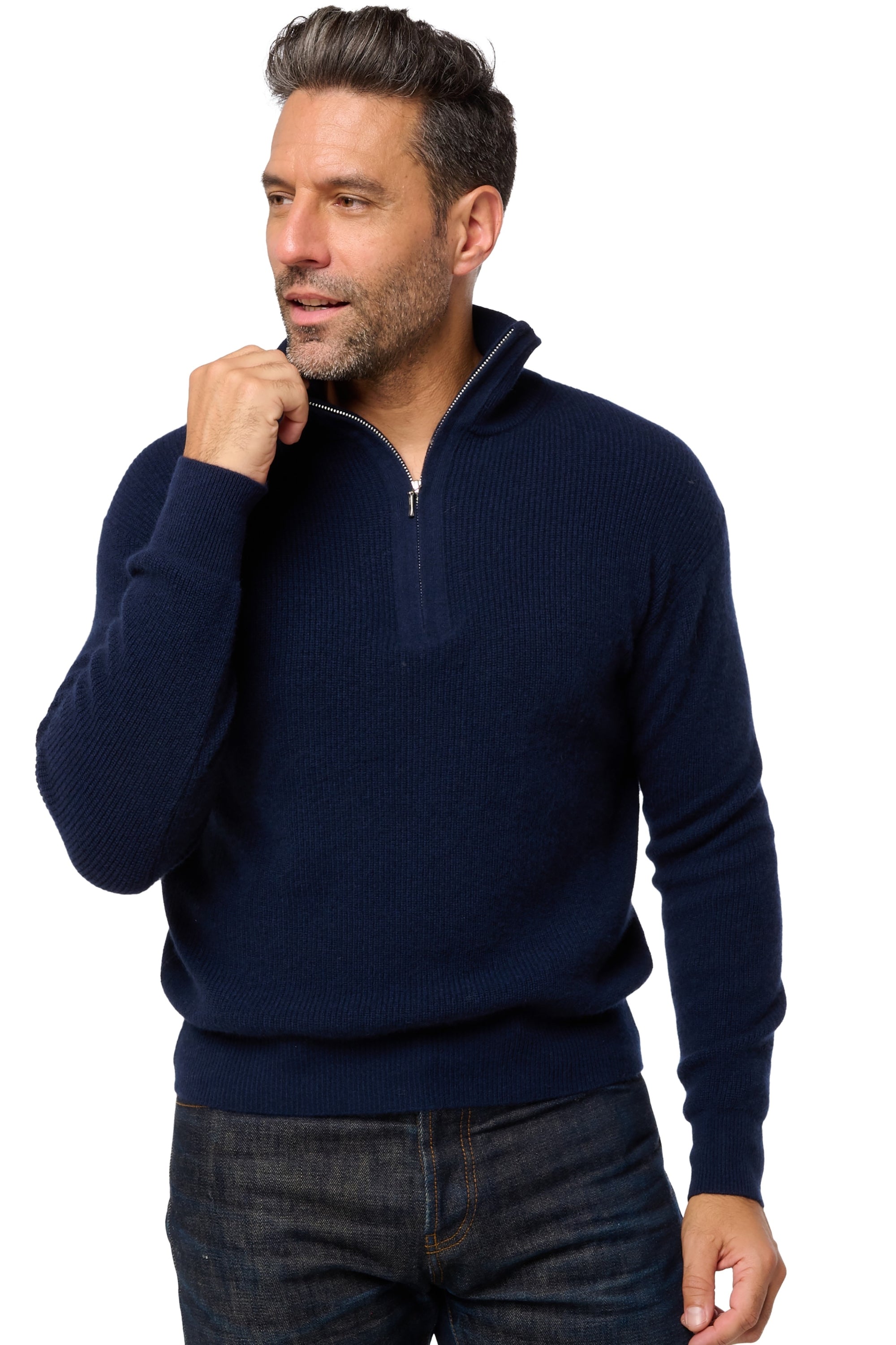Dax en cachemire homme - marine foncé - Mahogany