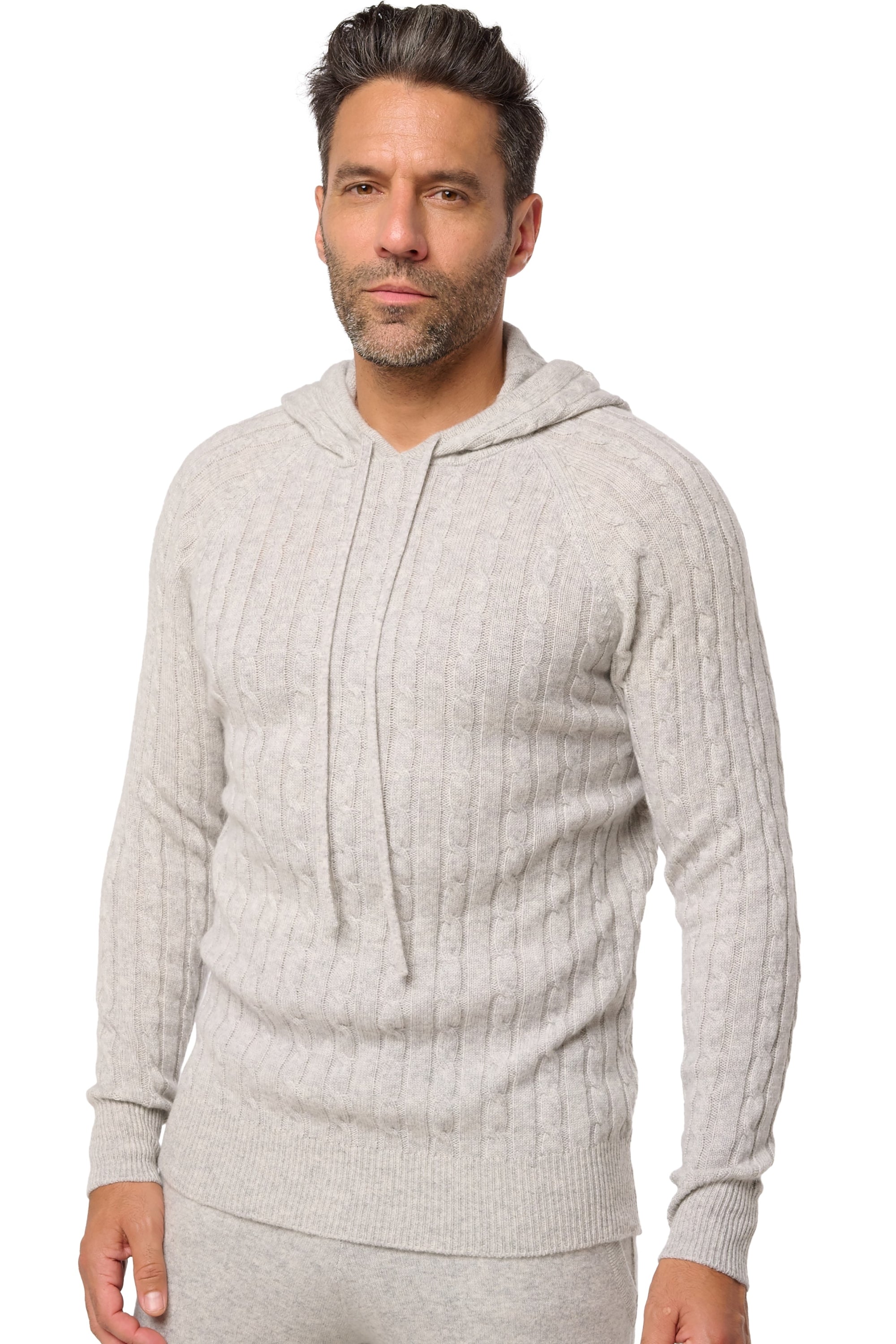Detroit en cachemire homme - flanelle chiné - Mahogany