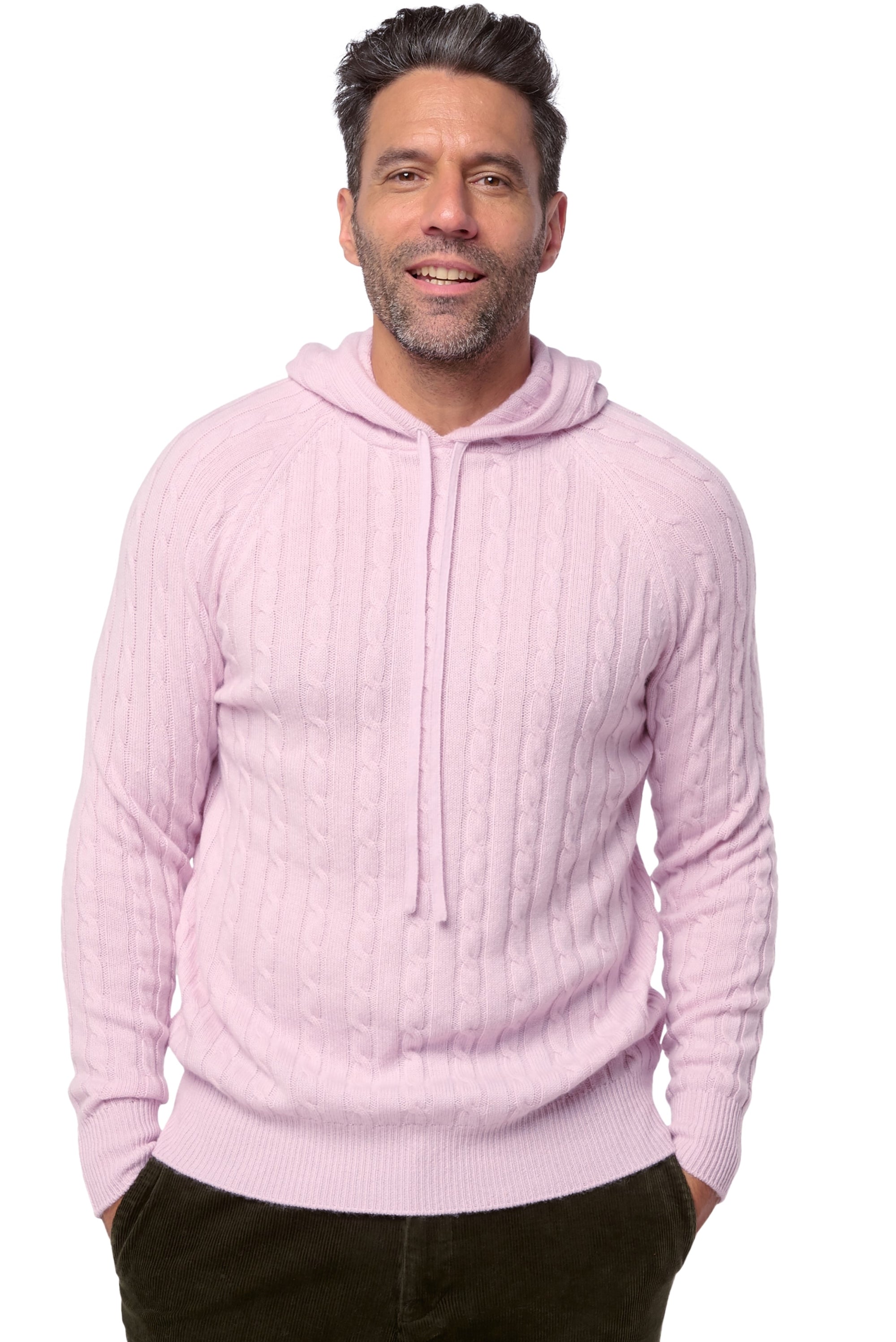 Detroit en cachemire homme - pale purple - Mahogany