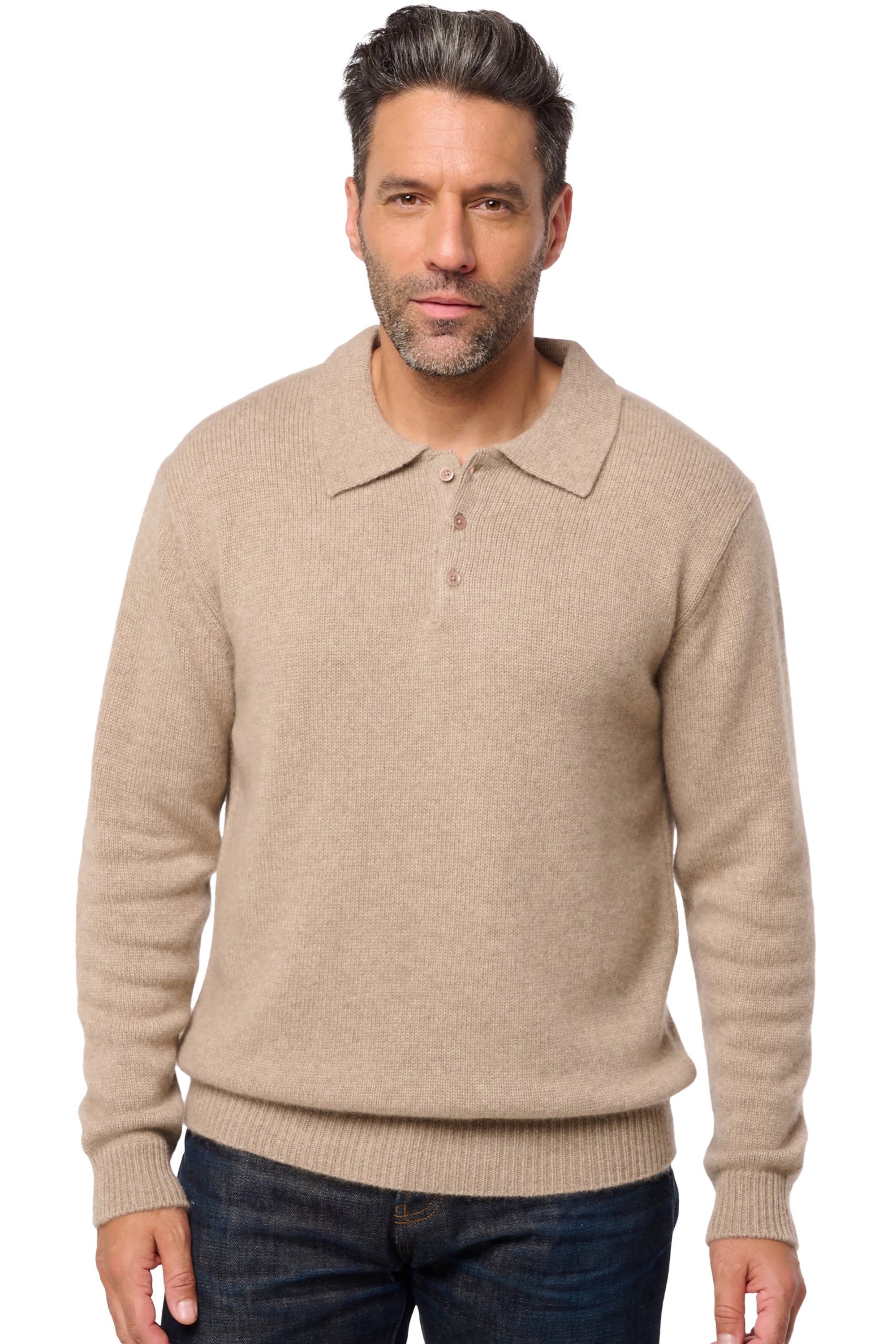 Drome en cachemire homme - natural brown - Mahogany