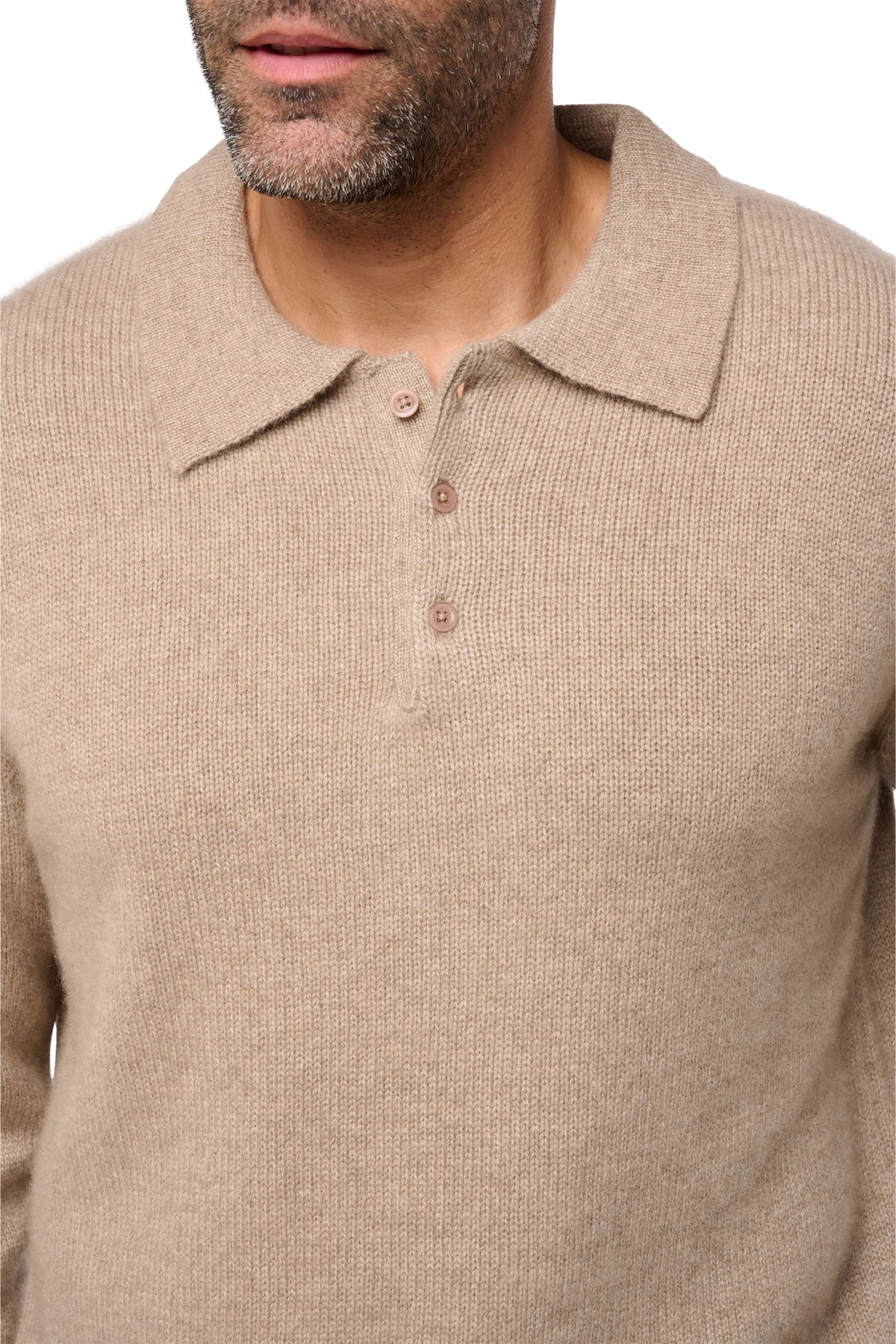 Drome en cachemire homme - Vue 4 - natural brown - Mahogany