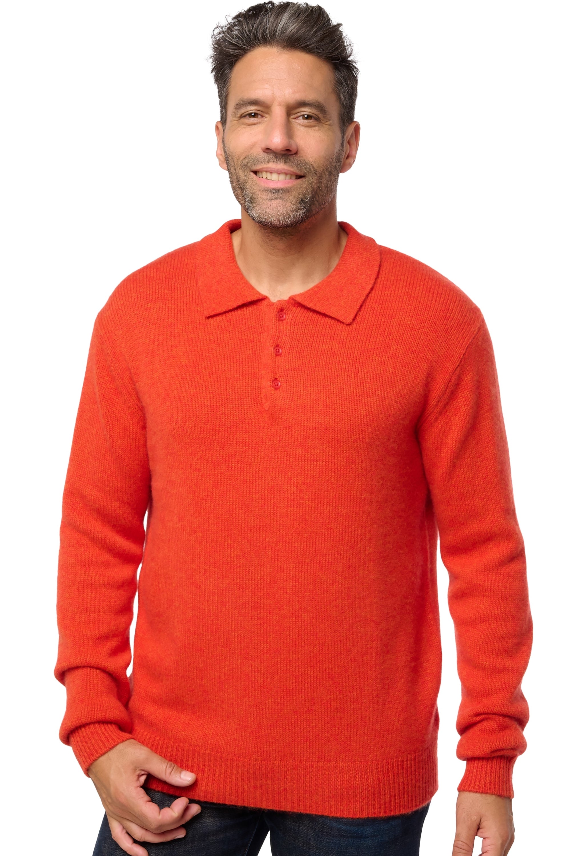 Drome en cachemire homme - paprika - Mahogany