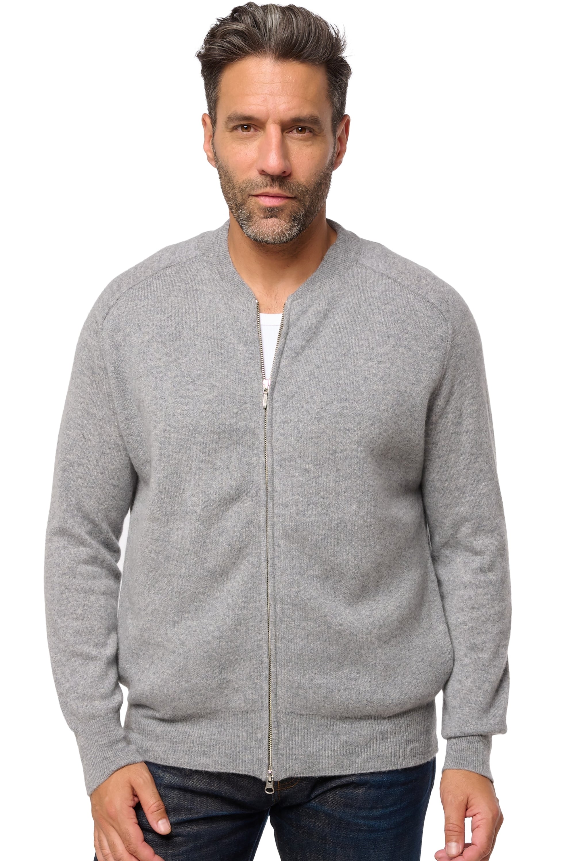 Dwaren en cachemire homme - gris chiné - Mahogany