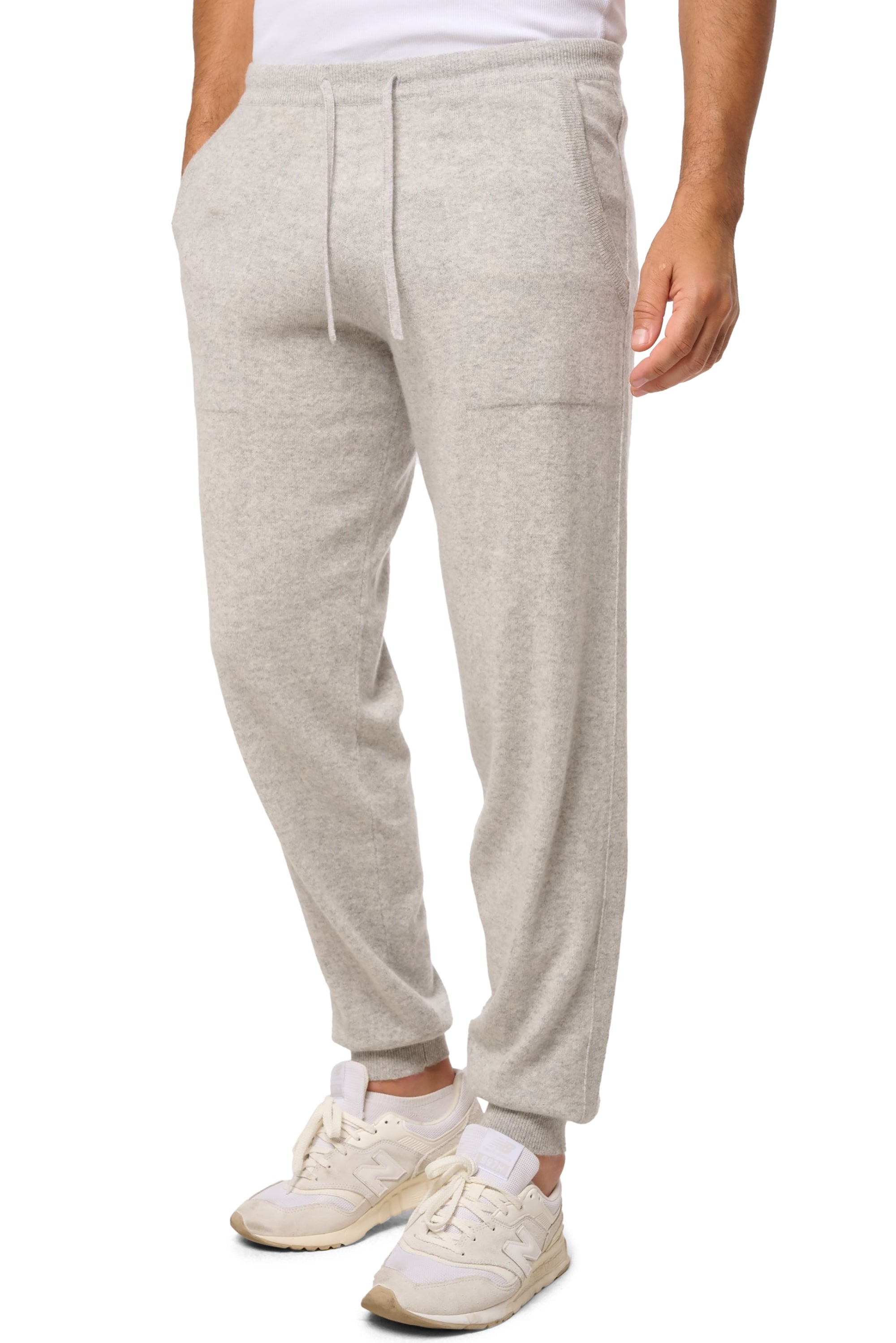 Sanaga en cachemire homme - flanelle chiné - Mahogany