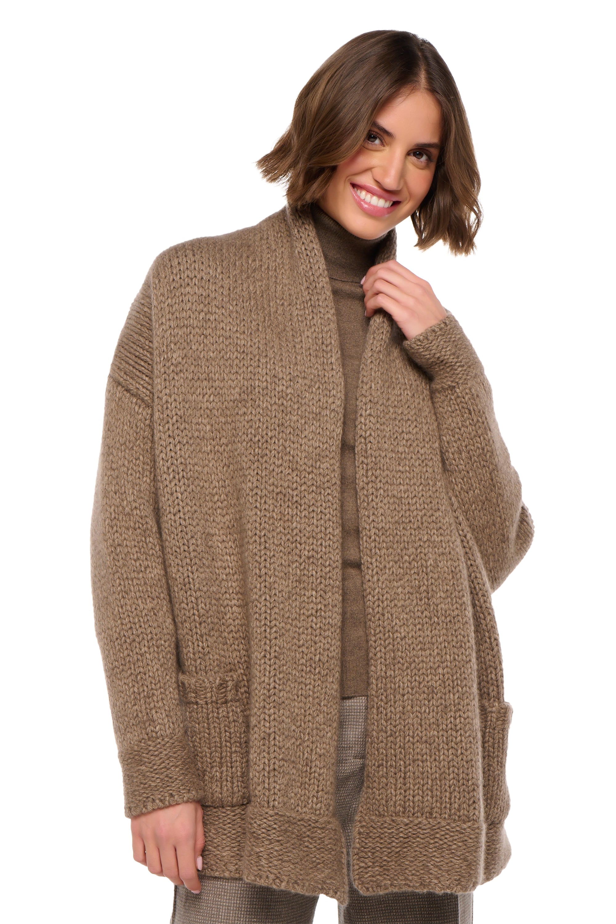 Vienne en cachemire femme - natural stone / natural brown - Mahogany