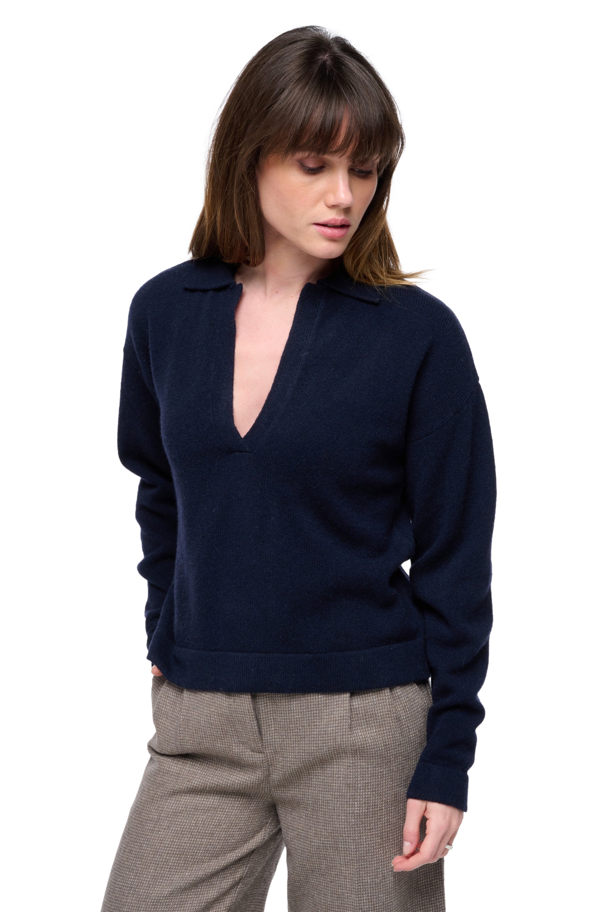 Serbia en yak femme - bleu nuit - Mahogany