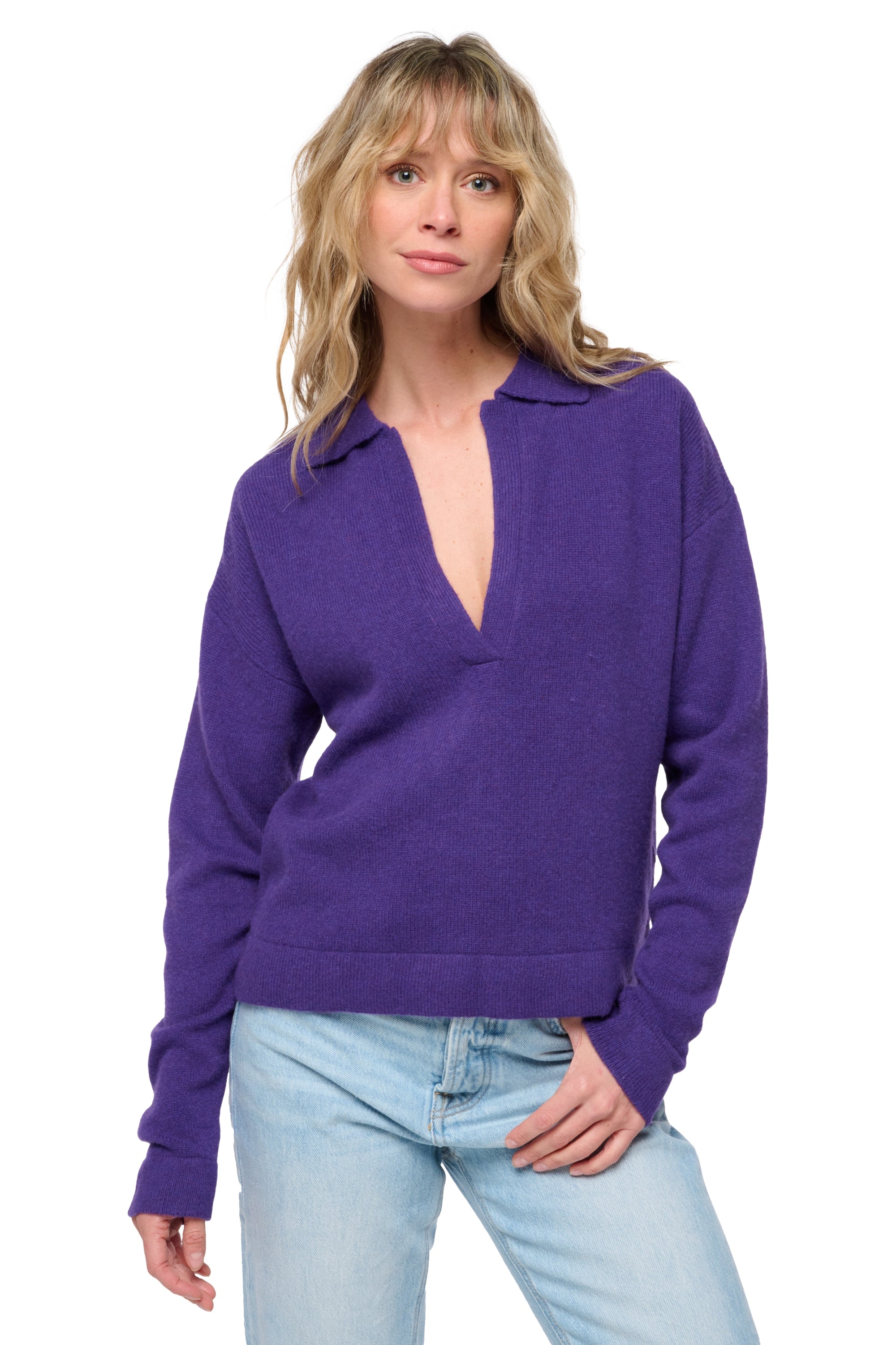 Serbia en yak femme - deep purple - Mahogany